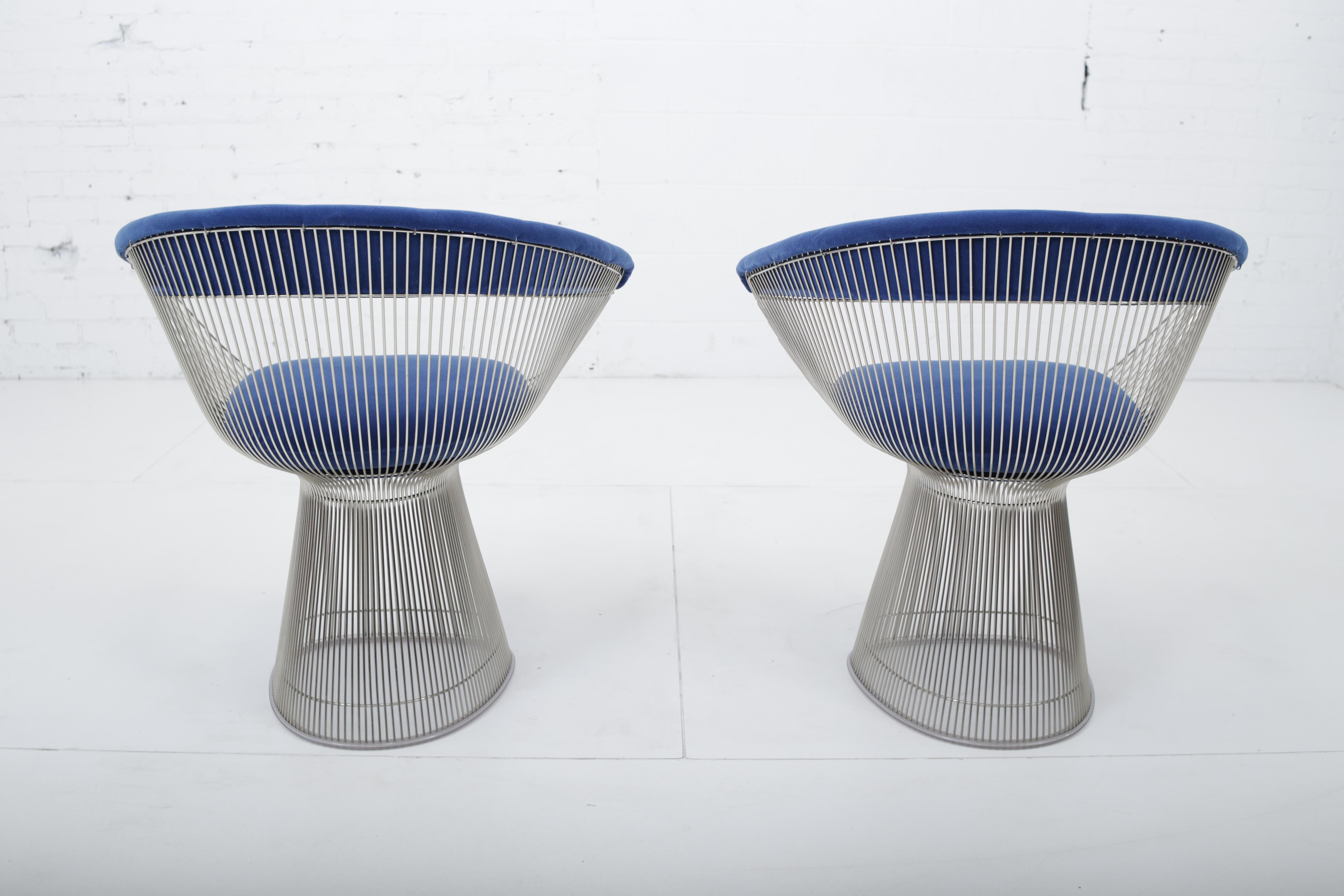 Late 20th Century Warren Platner Pair of Side Chairs