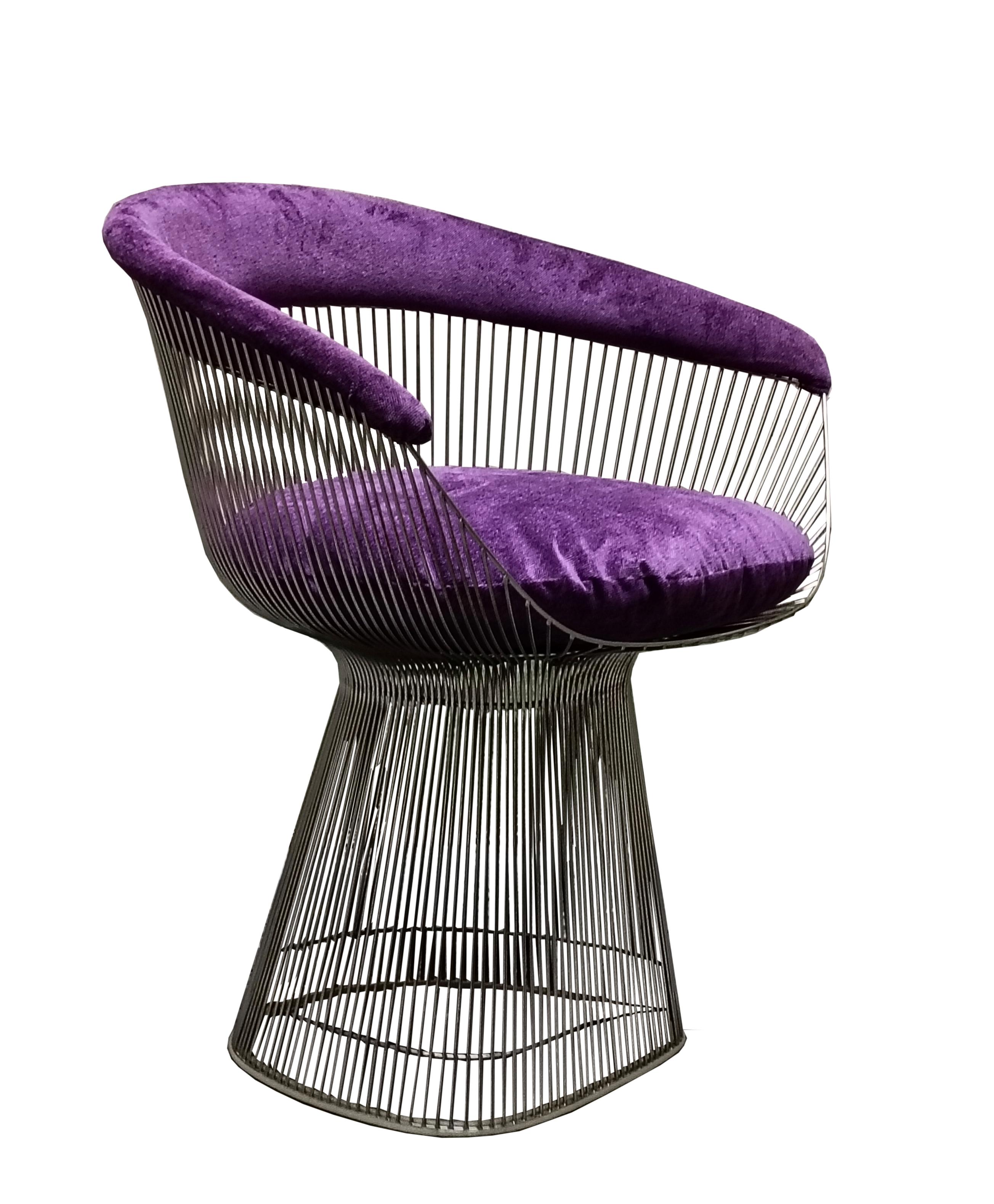 Warren Platner pour Knoll Ensemble de chaises et table de salle à manger, Italie, années 1960 en vente 3