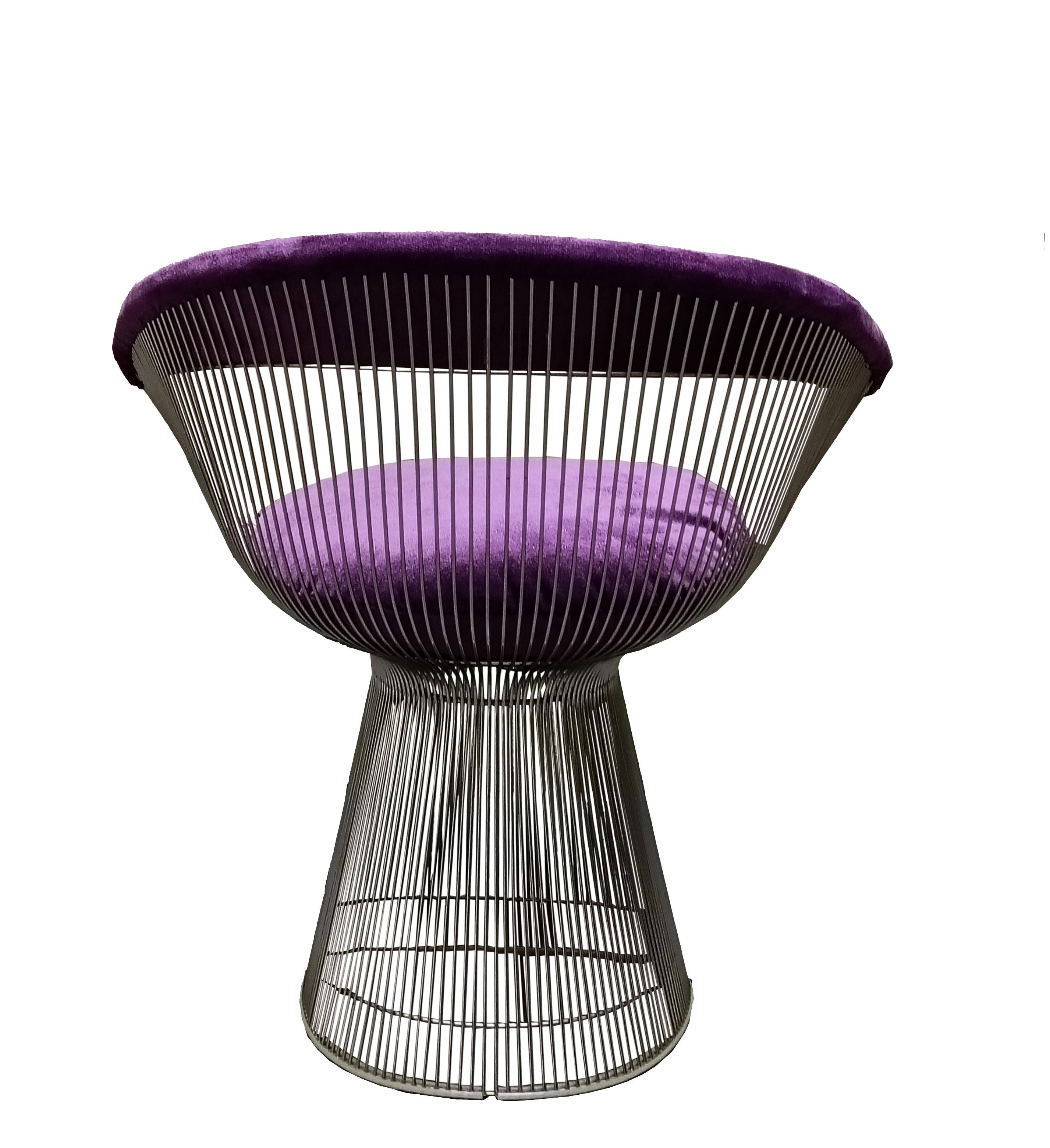 Warren Platner pour Knoll Ensemble de chaises et table de salle à manger, Italie, années 1960 en vente 4