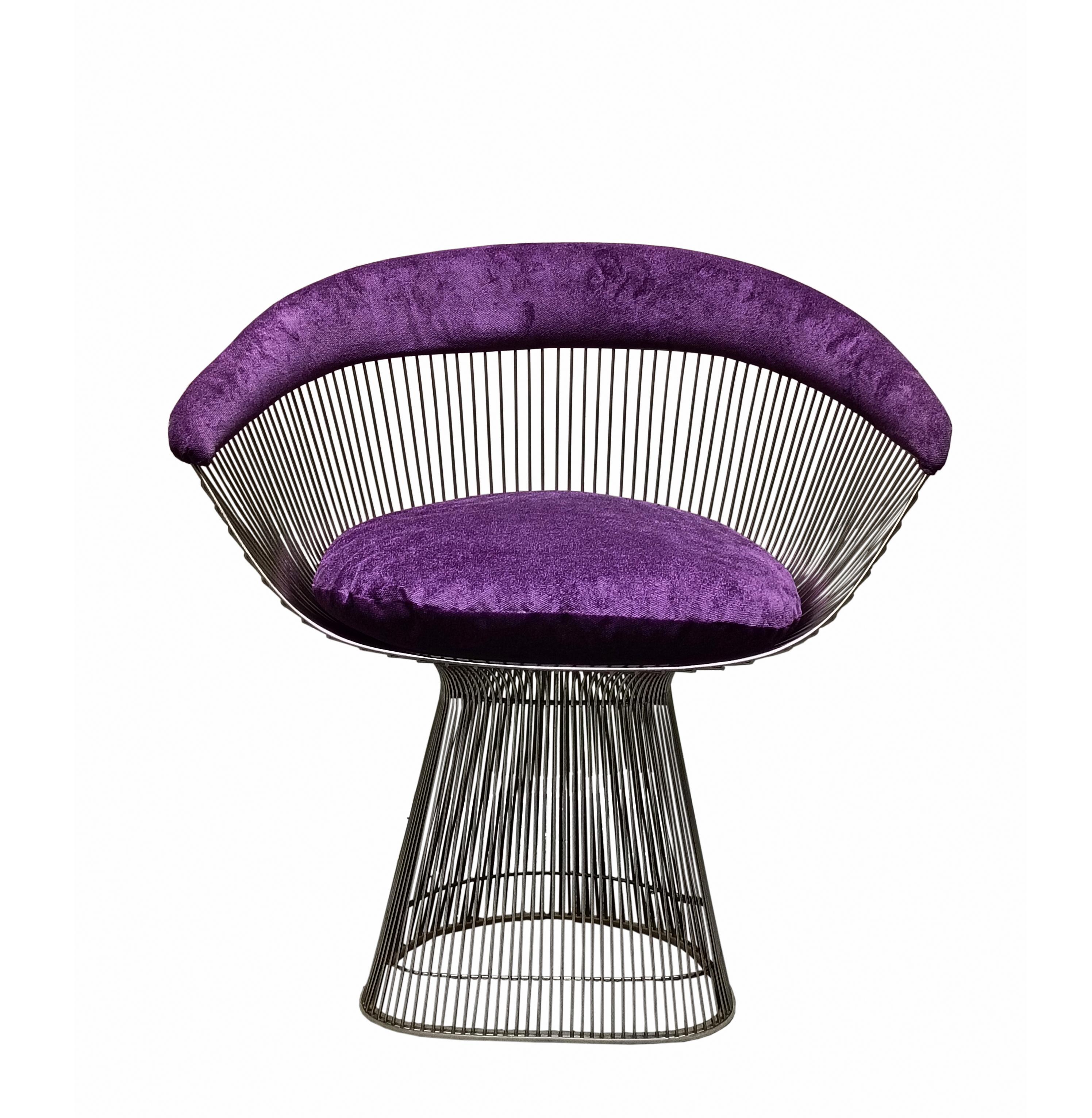 Warren Platner pour Knoll Ensemble de chaises et table de salle à manger, Italie, années 1960 en vente 2