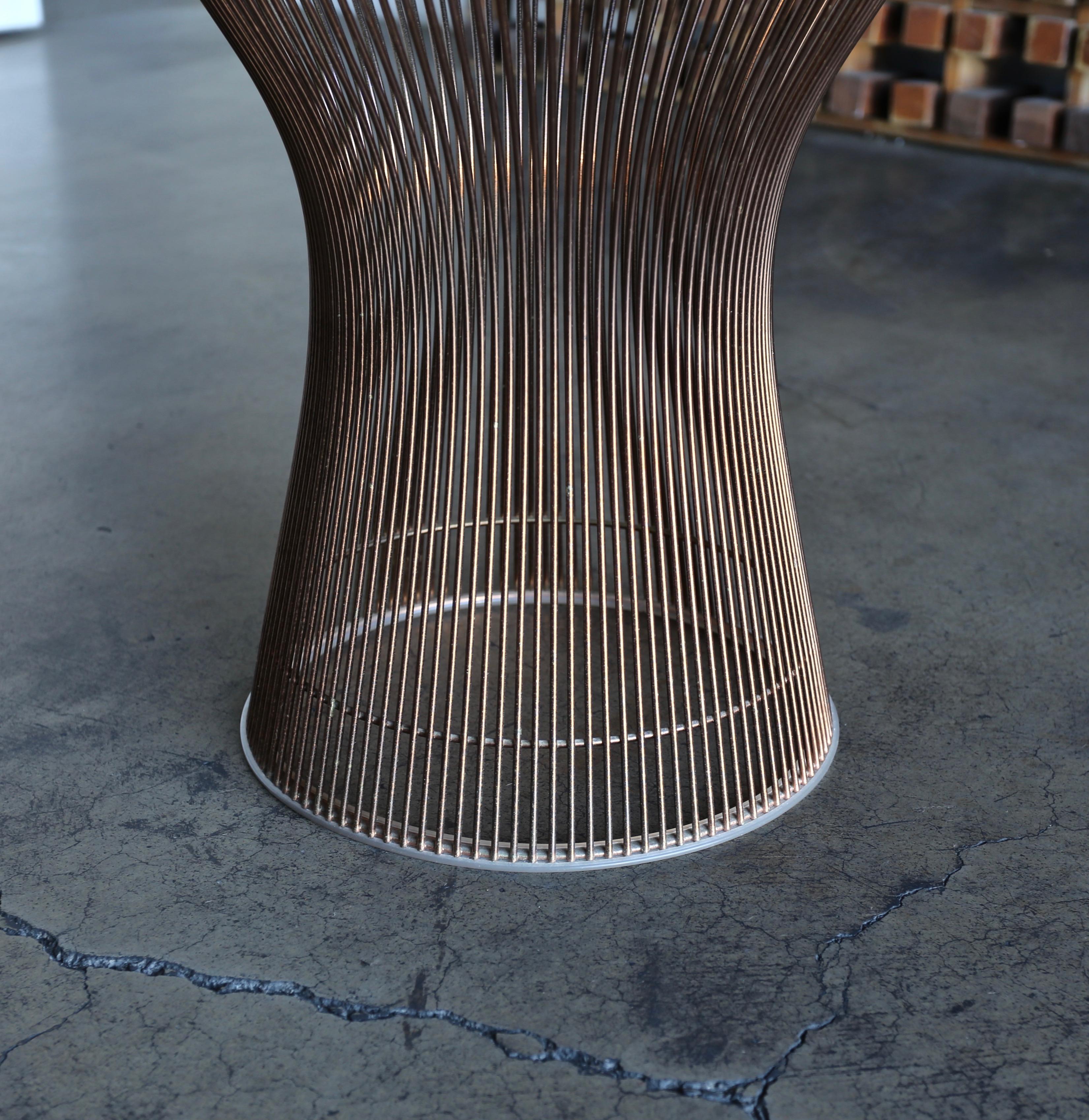 Warren Platner Rare Copper Occasional Table for Knoll, circa 1965 1