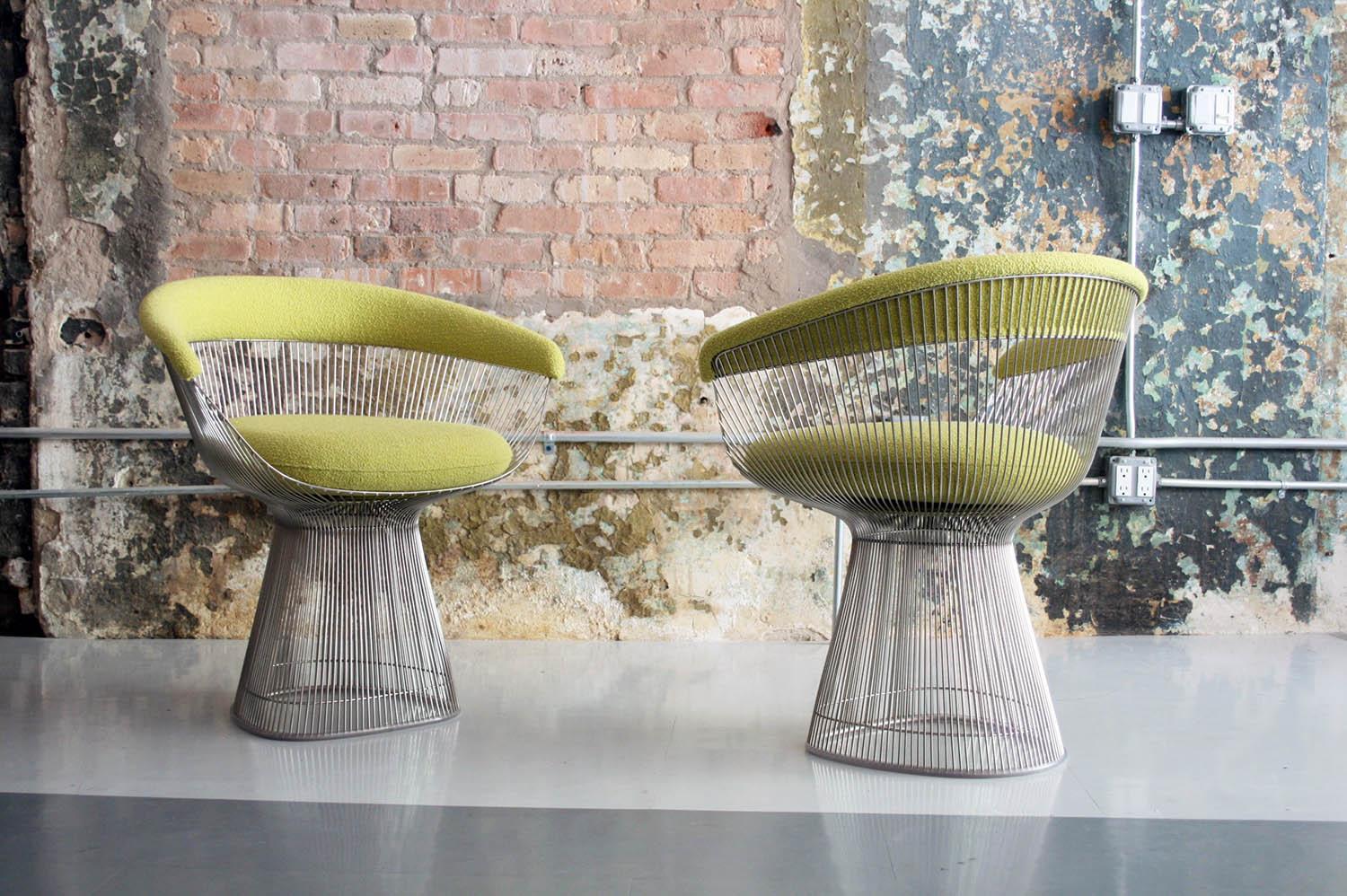 Mid-Century Modern Warren Platner Side or Dining Chairs Knoll