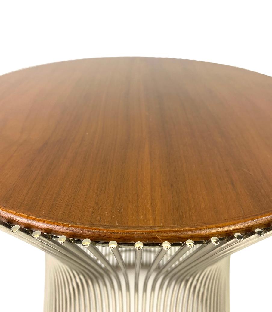 Warren Platner Side Table with Walnut Tray 3