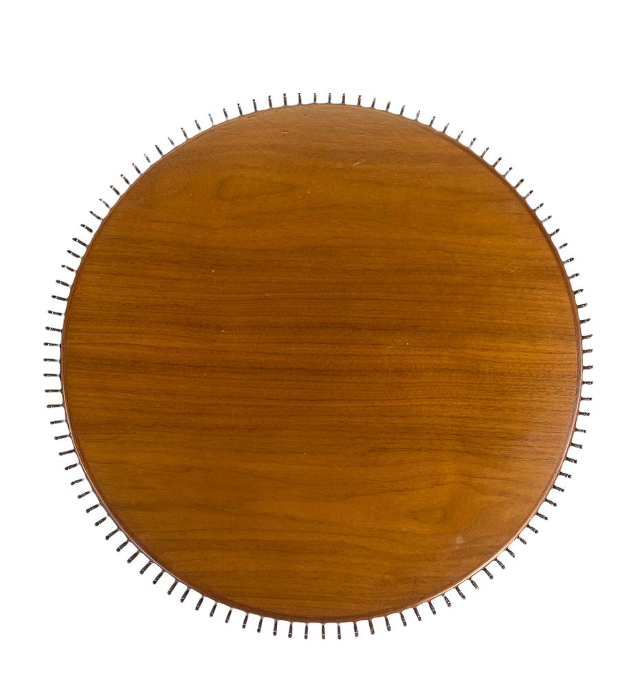 Warren Platner Side Table with Walnut Tray 9