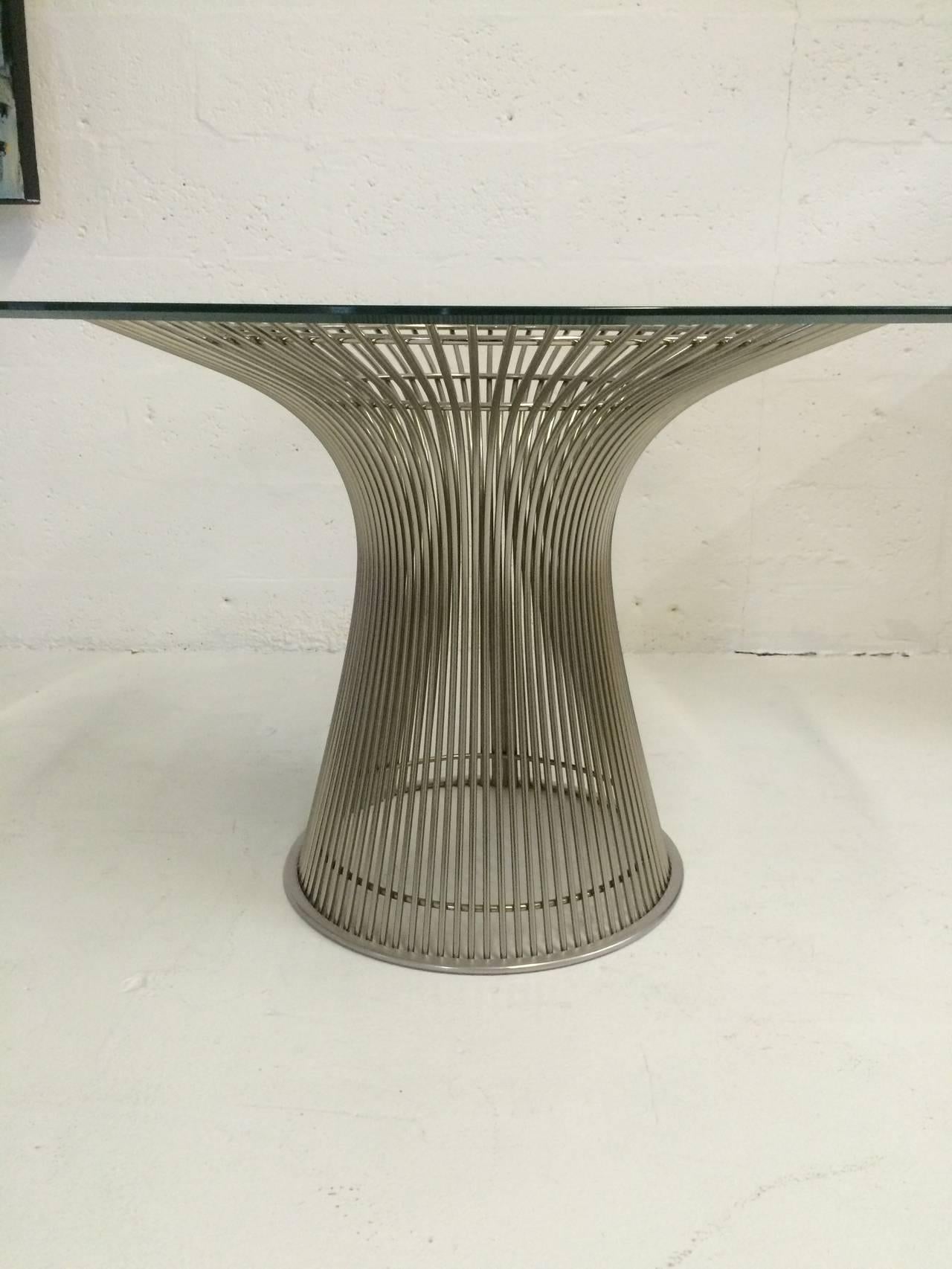 platner style dining table