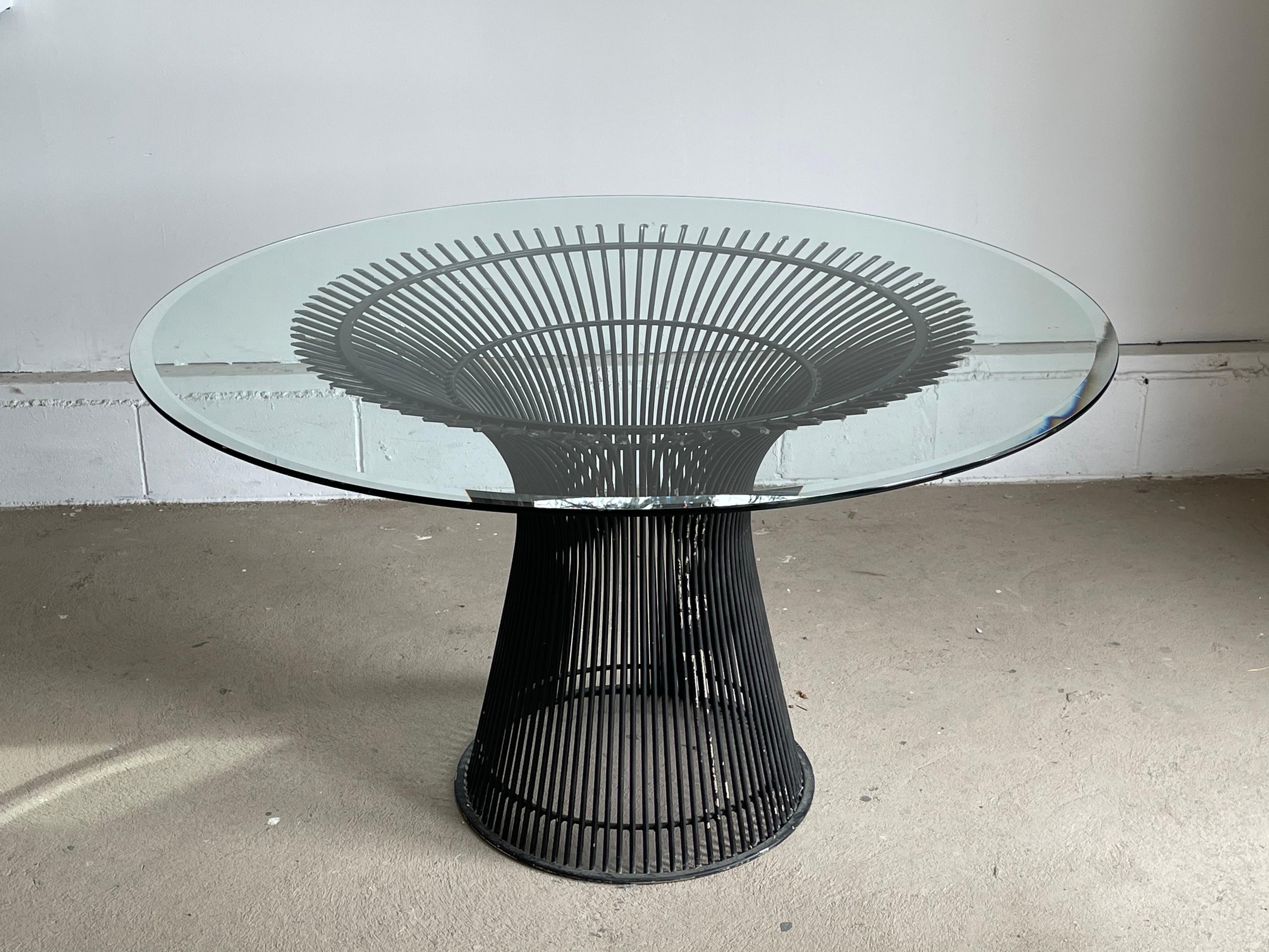 Mid-Century Modern Table de salle à manger Warren Platner pour Knoll en vente