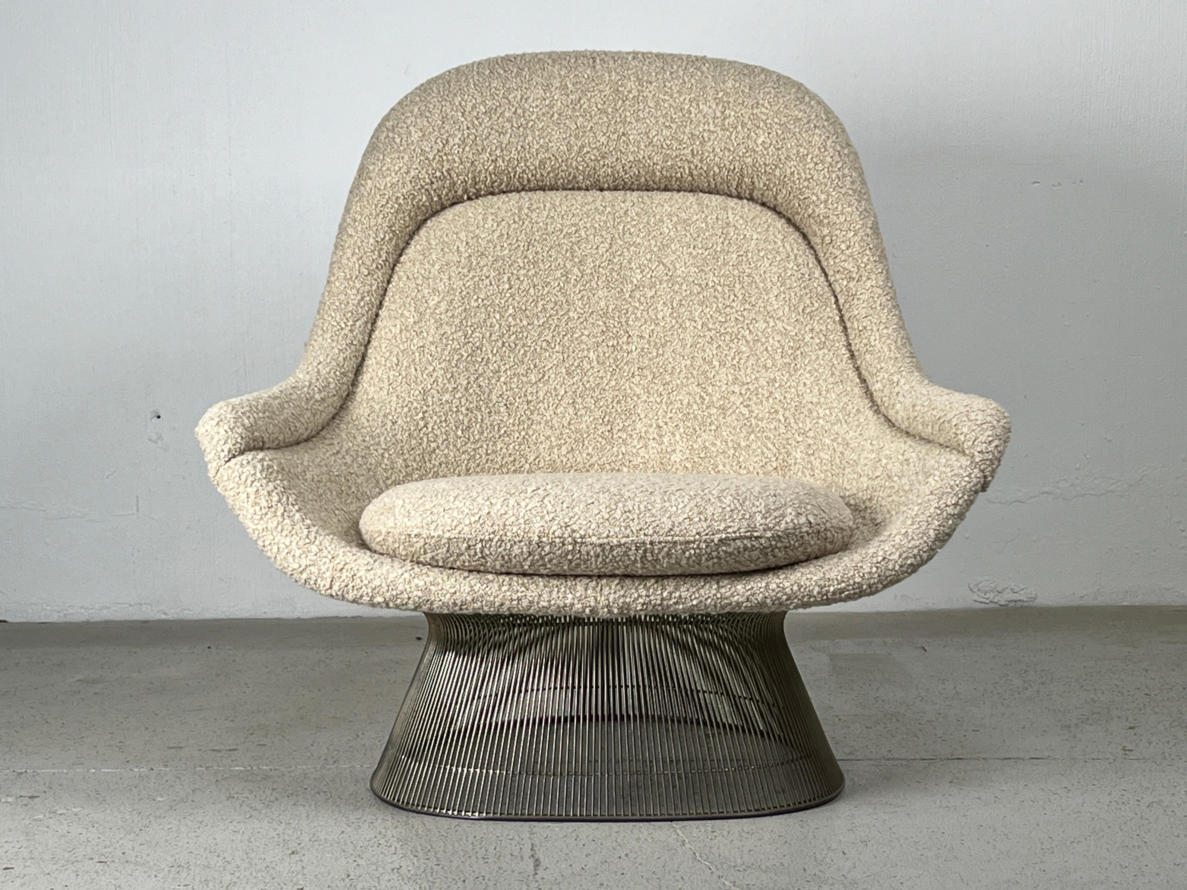 Warren Platner Throne Lounge chair and Ottoman  For Sale 7