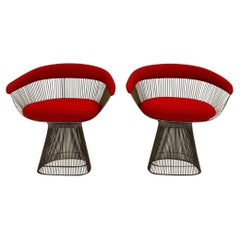 Warren Platner, two Armchairs for Knoll International