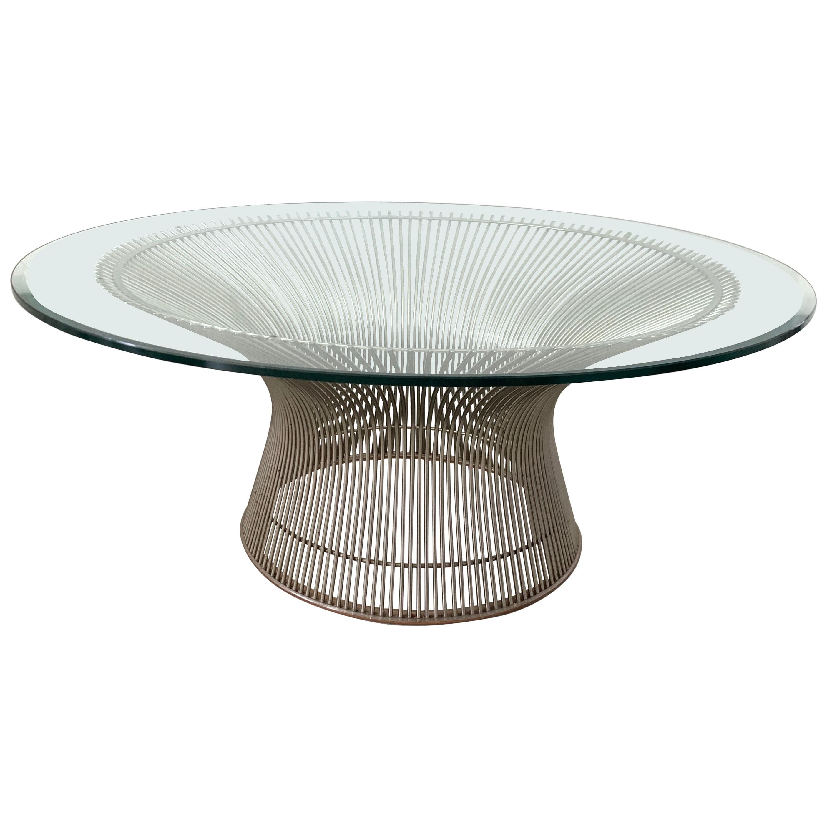 Warren Platner "Wire" Coffee or Cocktail Table for Knoll, USA, 1966