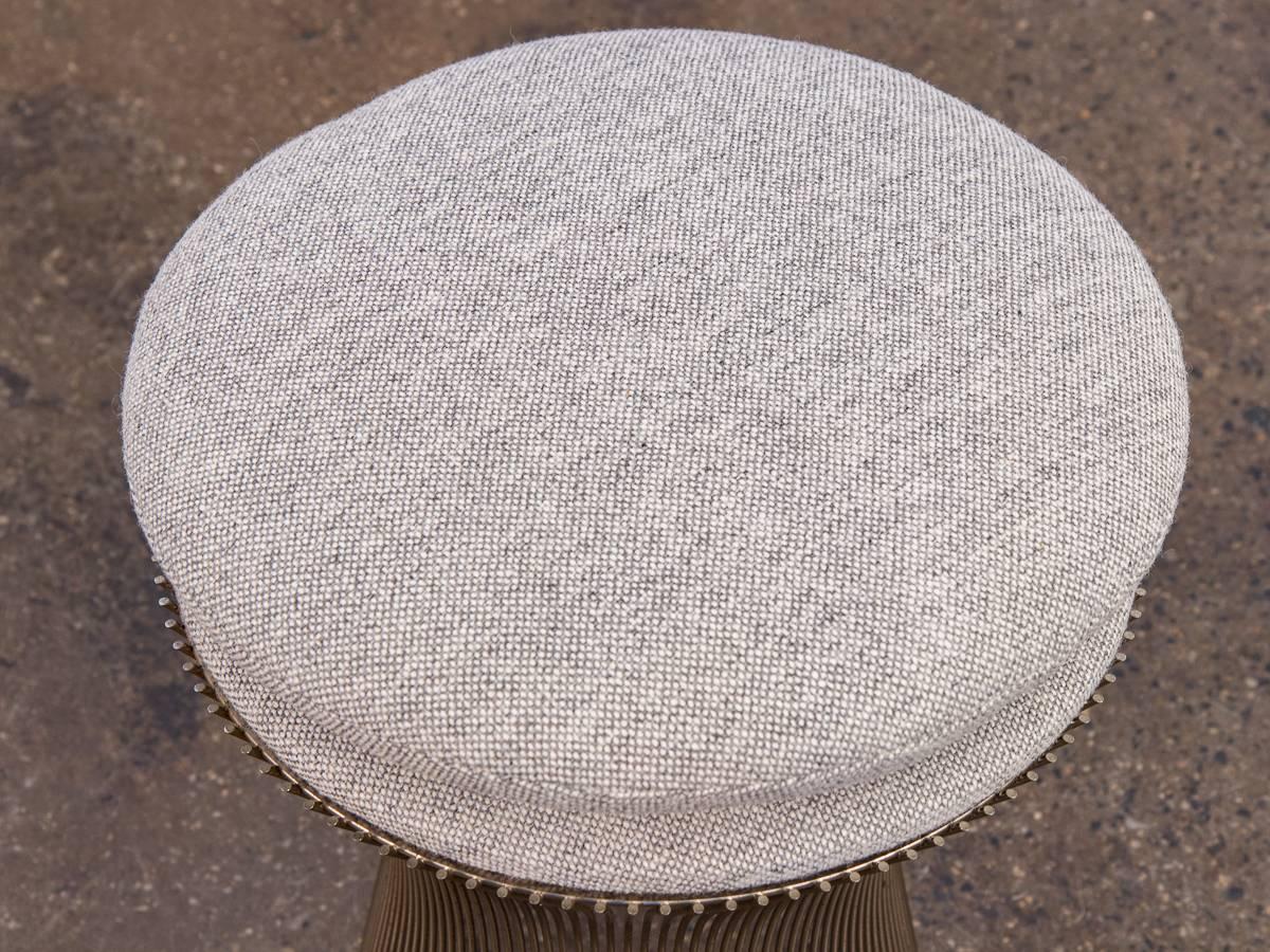 20th Century Warren Platner Wire Stool for Knoll