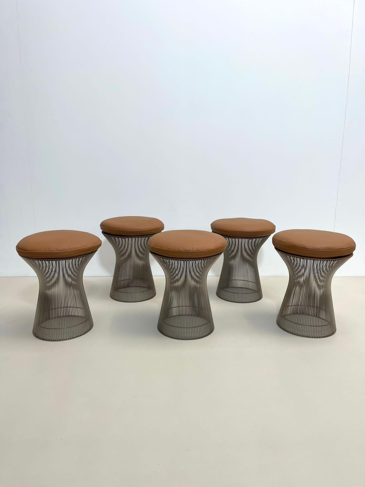 Warren Platner wire stools for Knoll, 1960s - 5 Available.