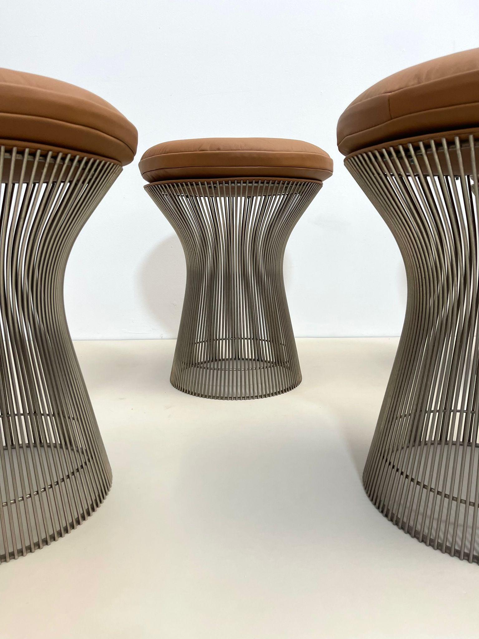 Mid-Century Modern Warren Platner Wire Stools for Knoll, 1960s, 5 Available For Sale