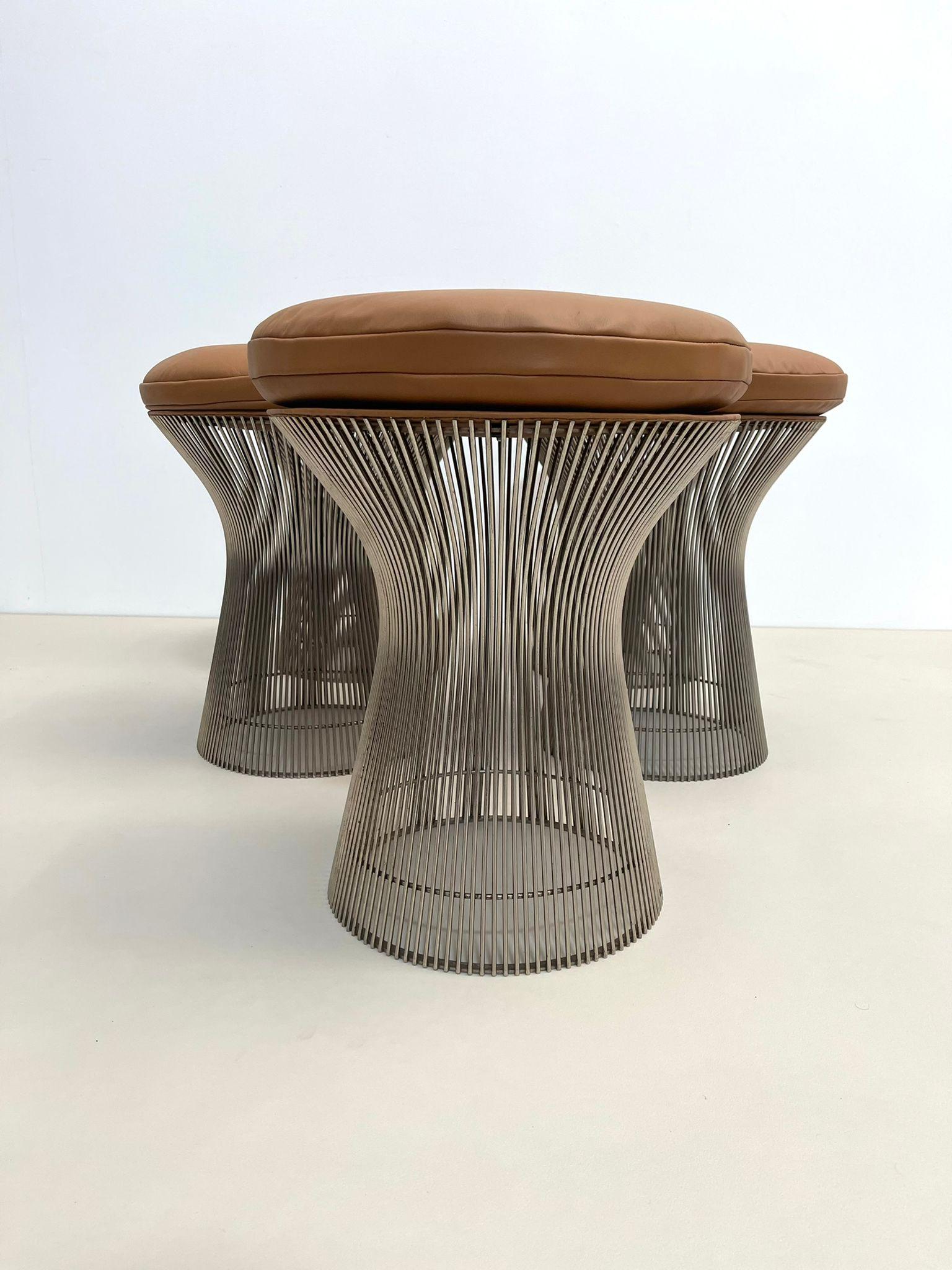 European Warren Platner Wire Stools for Knoll, 1960s, 5 Available For Sale