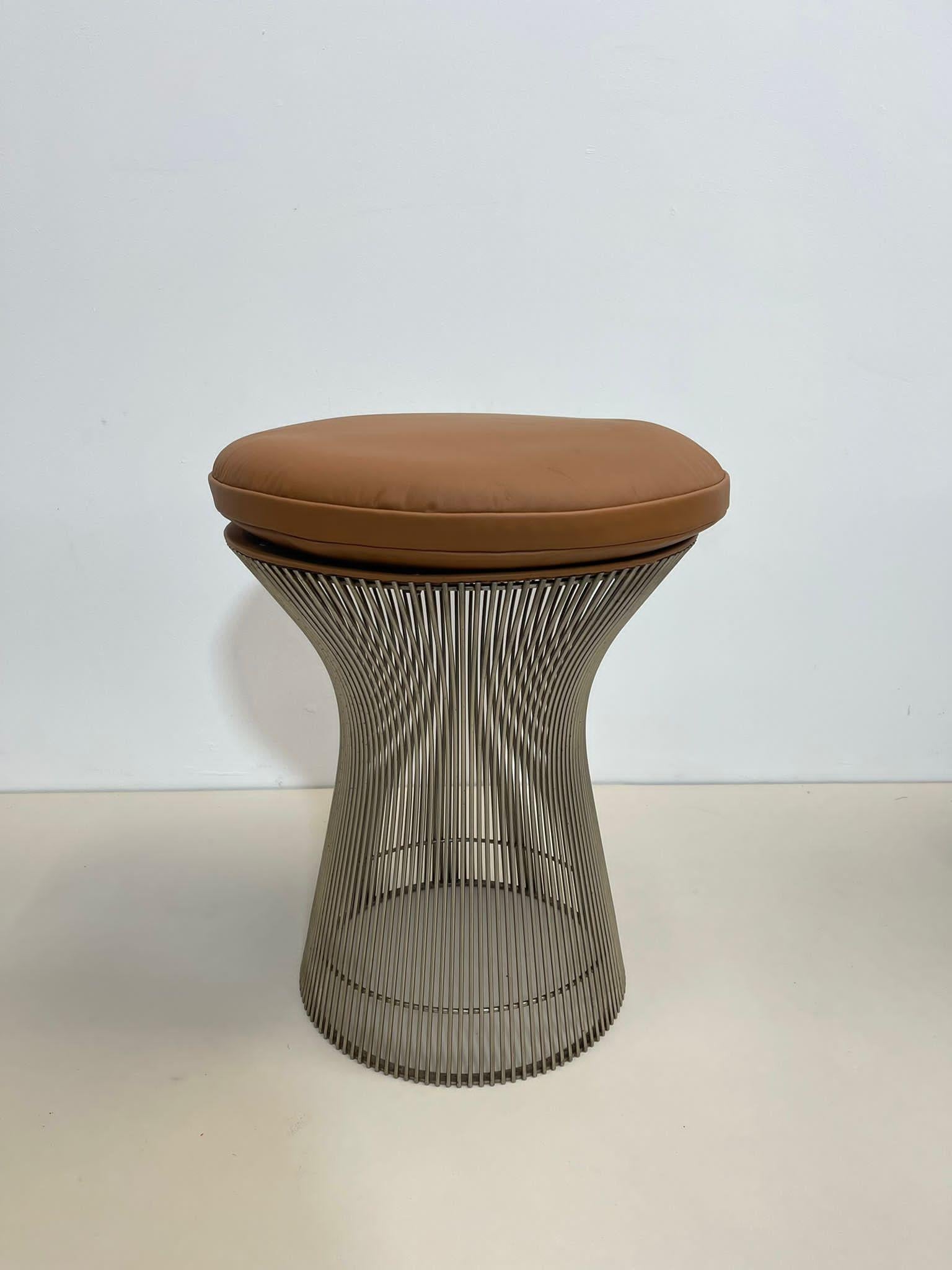 Mid-20th Century Warren Platner Wire Stools for Knoll, 1960s, 5 Available For Sale