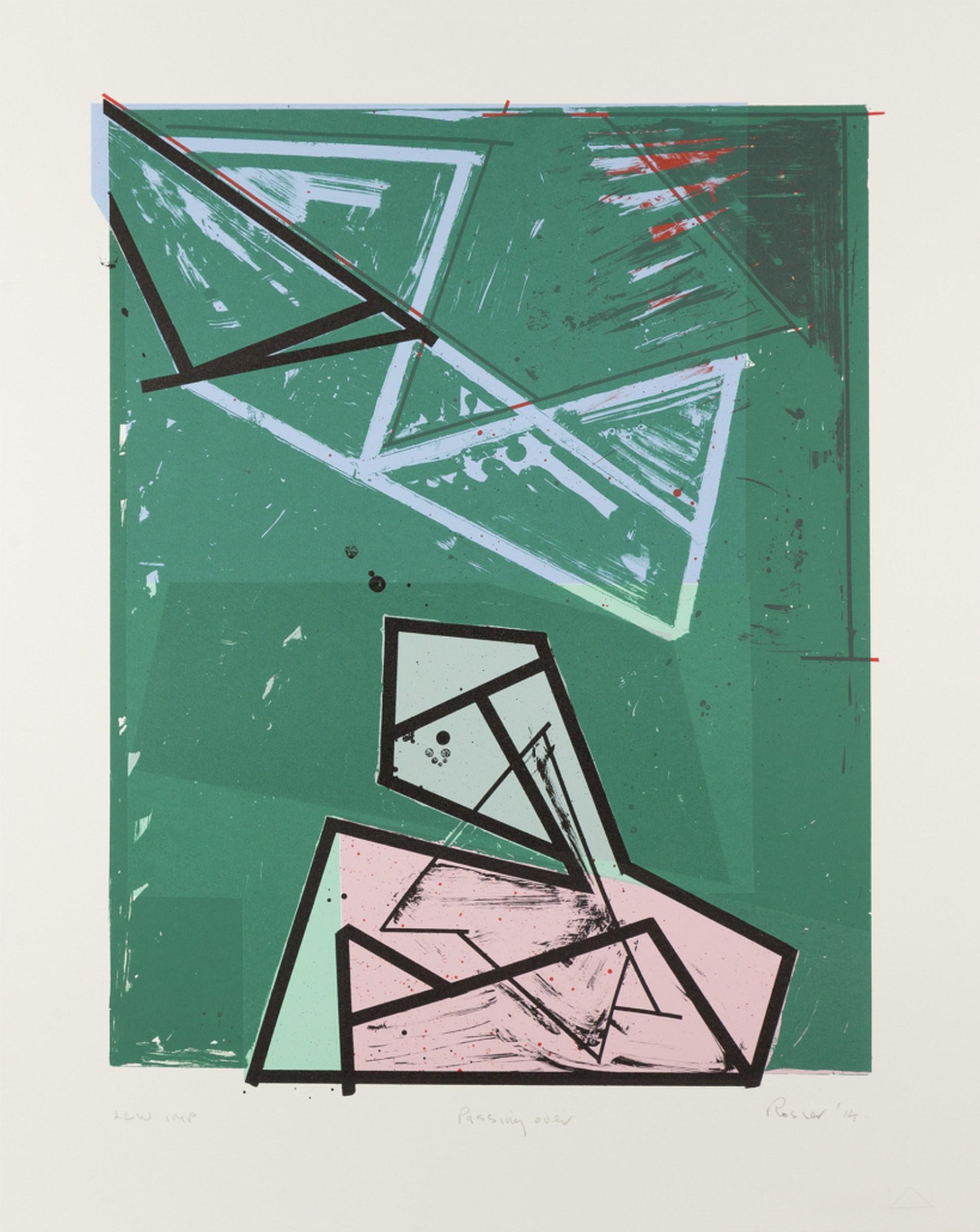 Warren Rosser Abstract Print - Passing Over