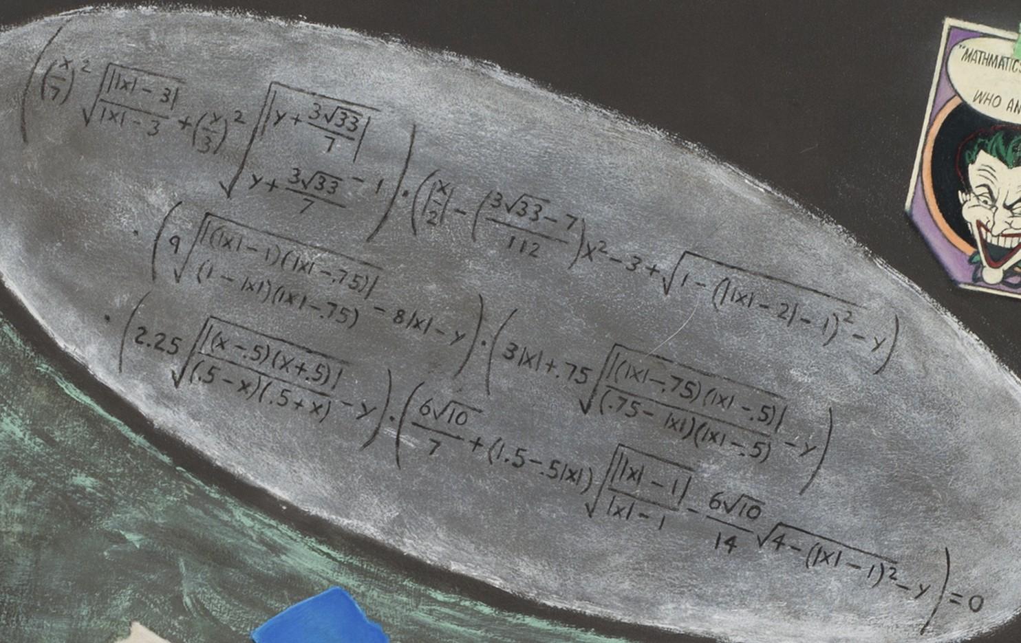 „Holy Mathmatical representation Batman!“ (2024) Von Warren W. Kessler im Angebot 6