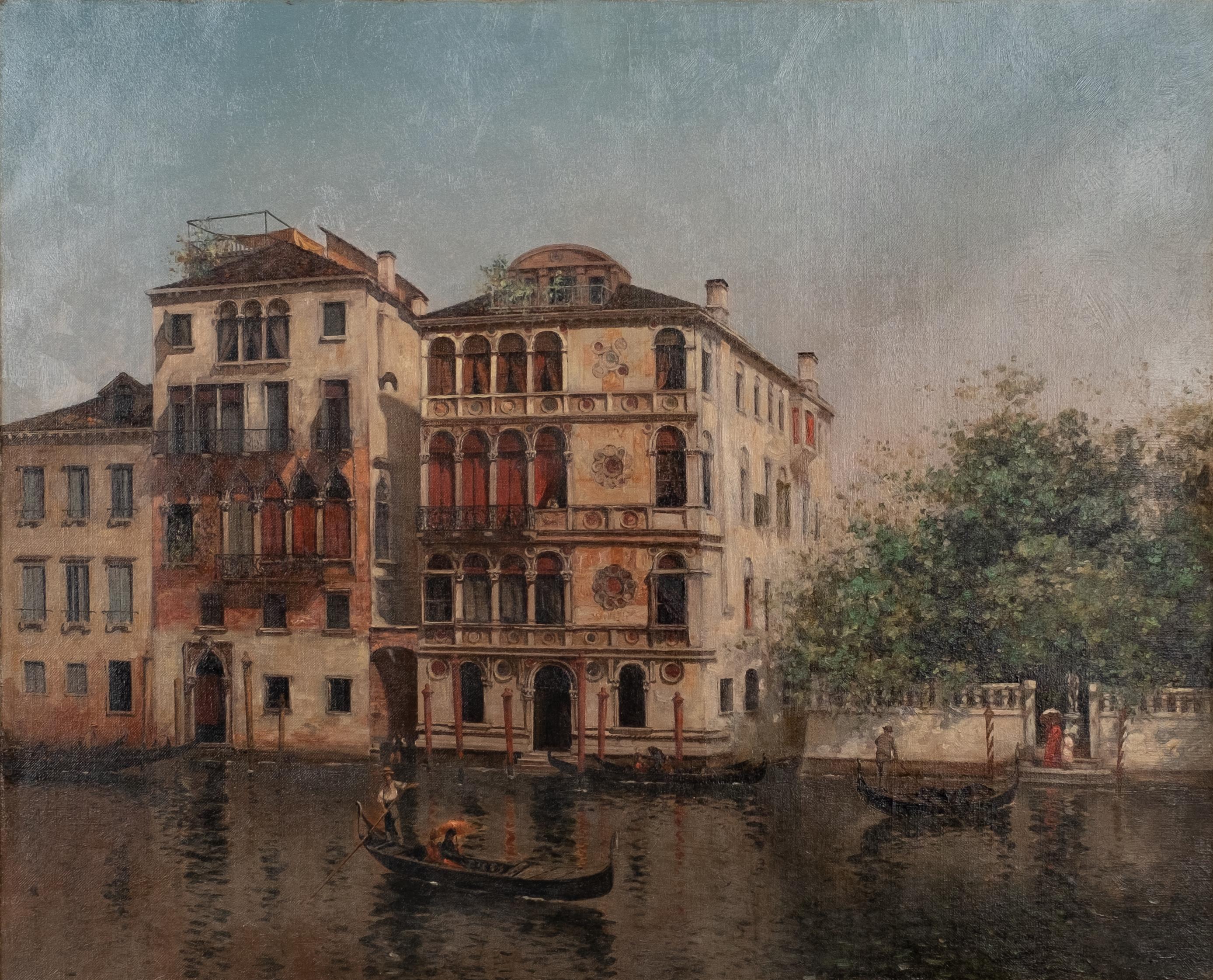 Le Palazzo Dario - Painting de Warren W. Sheppard