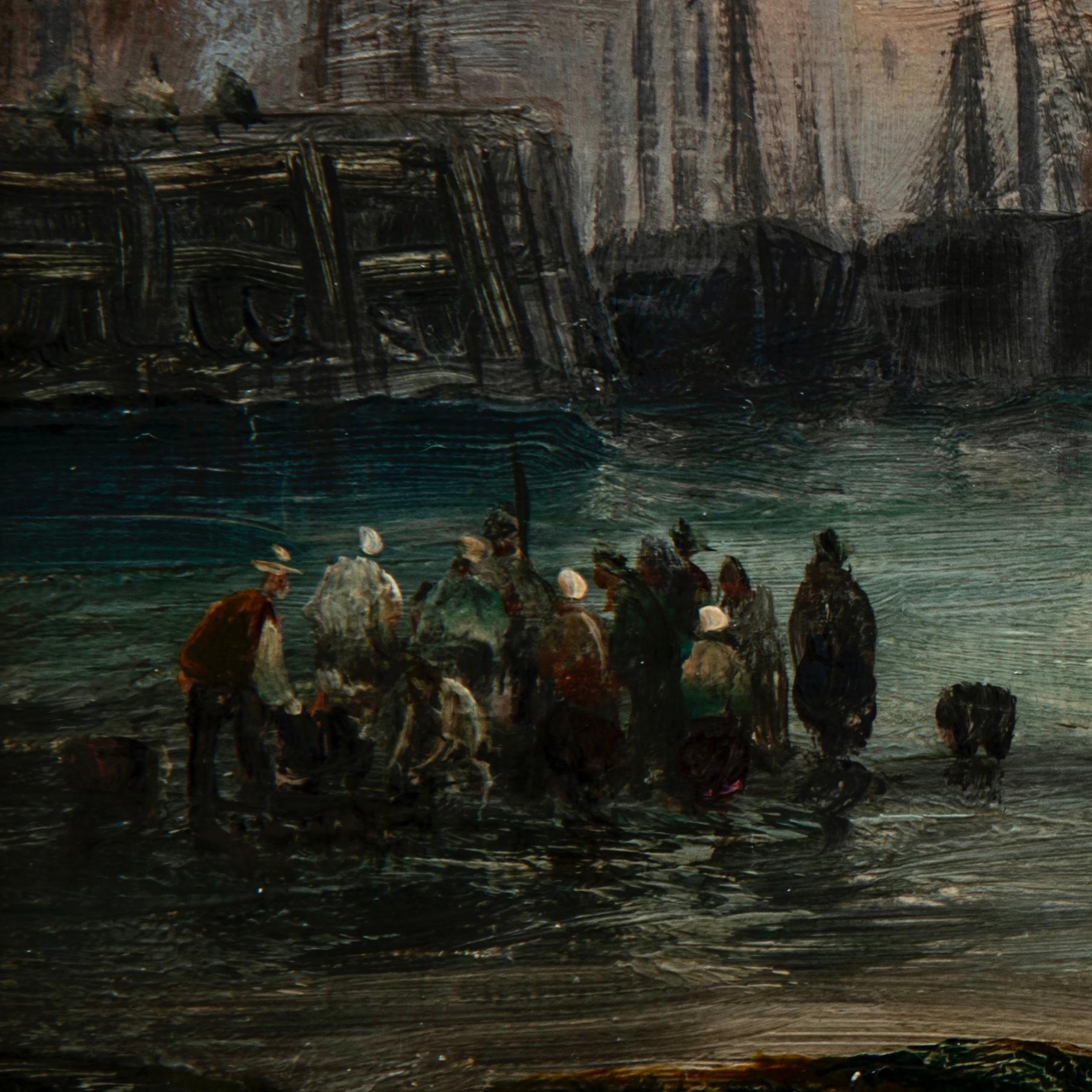 Zeitgenössische Marinelandschaft von Warren Sheppard – Painting von Warren W. Sheppard