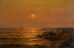 Ship at Sunset (ship at Sunset)