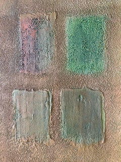 Warren Wolf Peinture abstraite ca' 1972