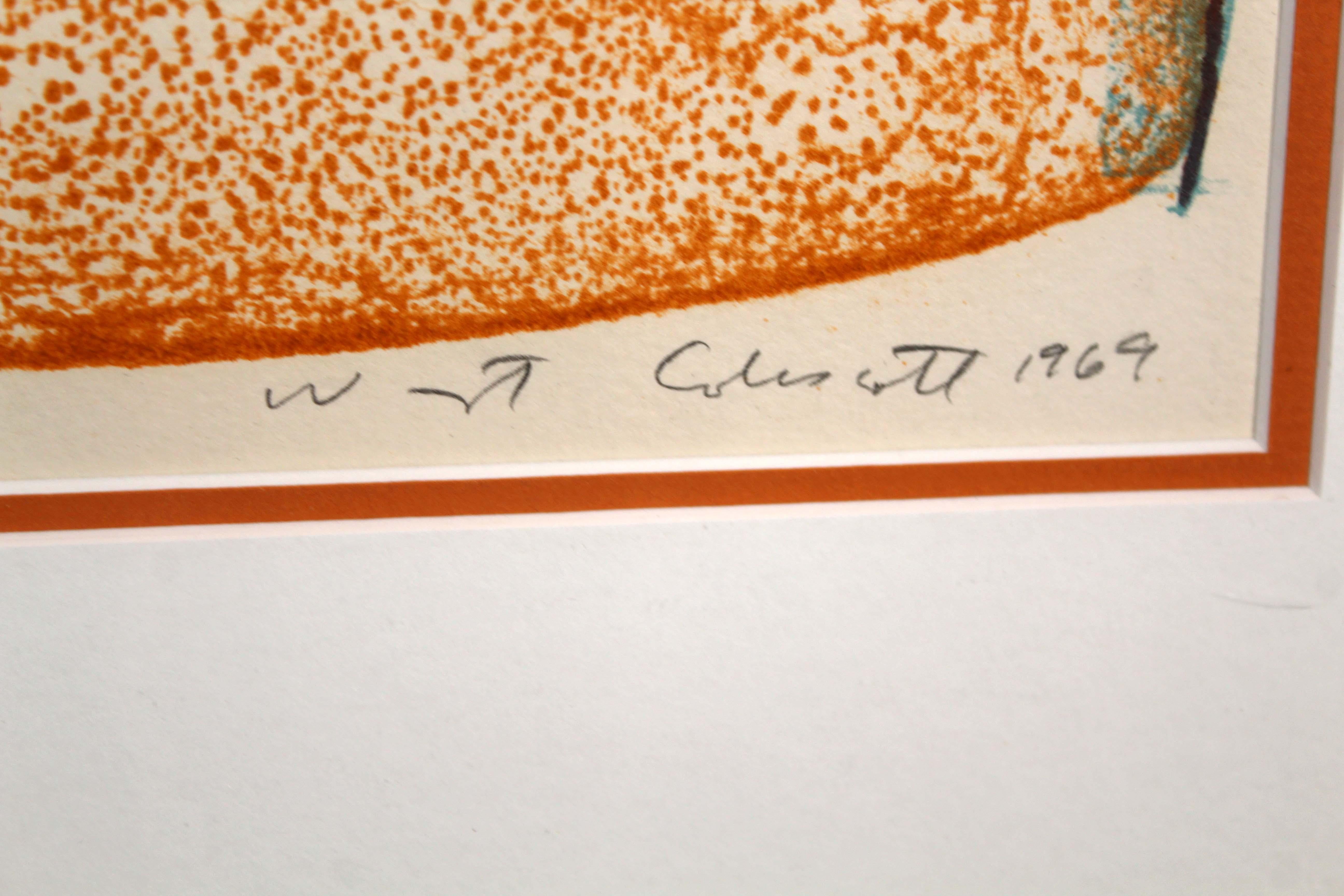 Warrington Colescott Frances at Calamity’s Place 1969 Signed Lithograph 29/40 7