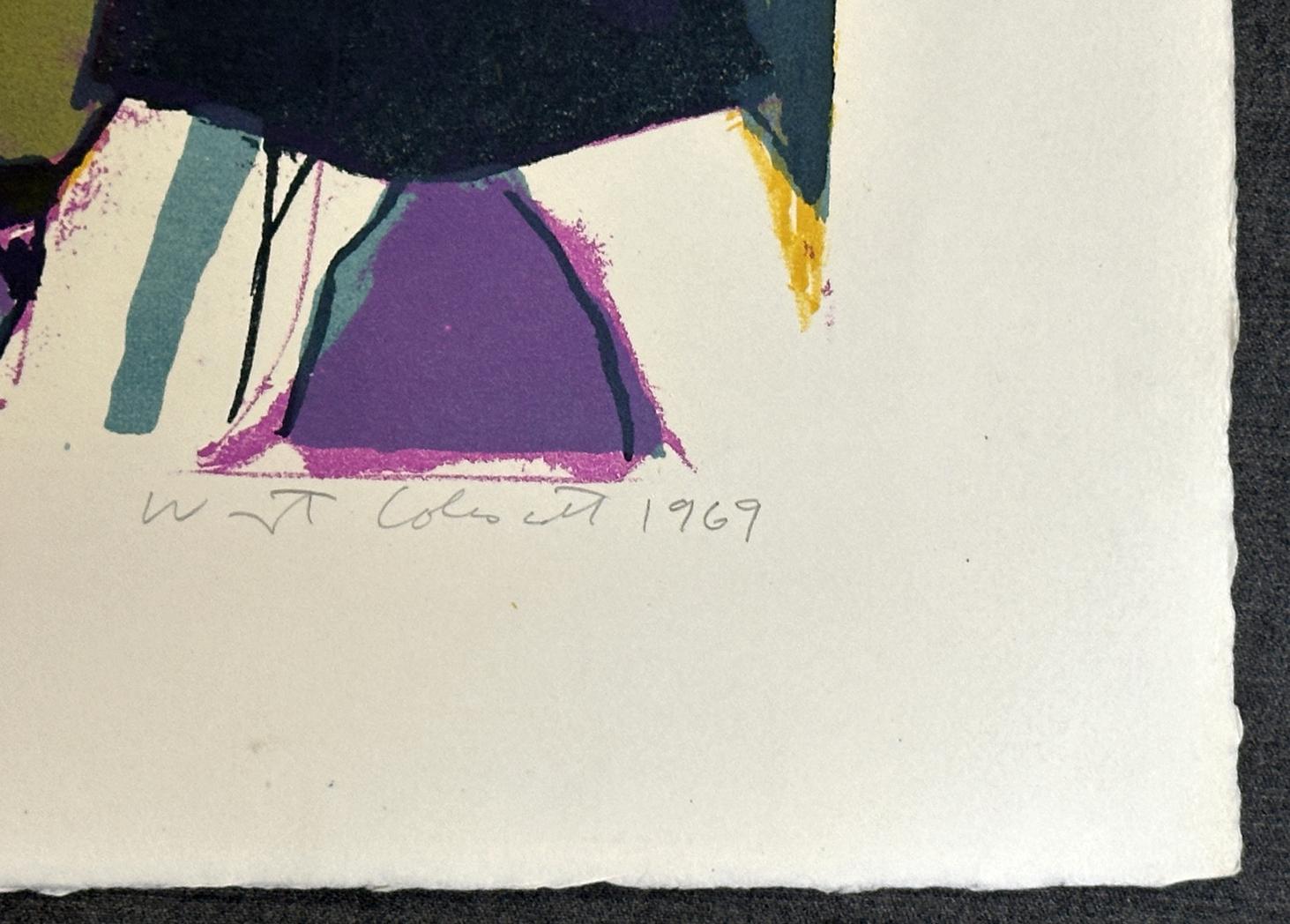 Famosos disturbios americanos II Ferrocarril 1969 Litografía de edición limitada en venta 1