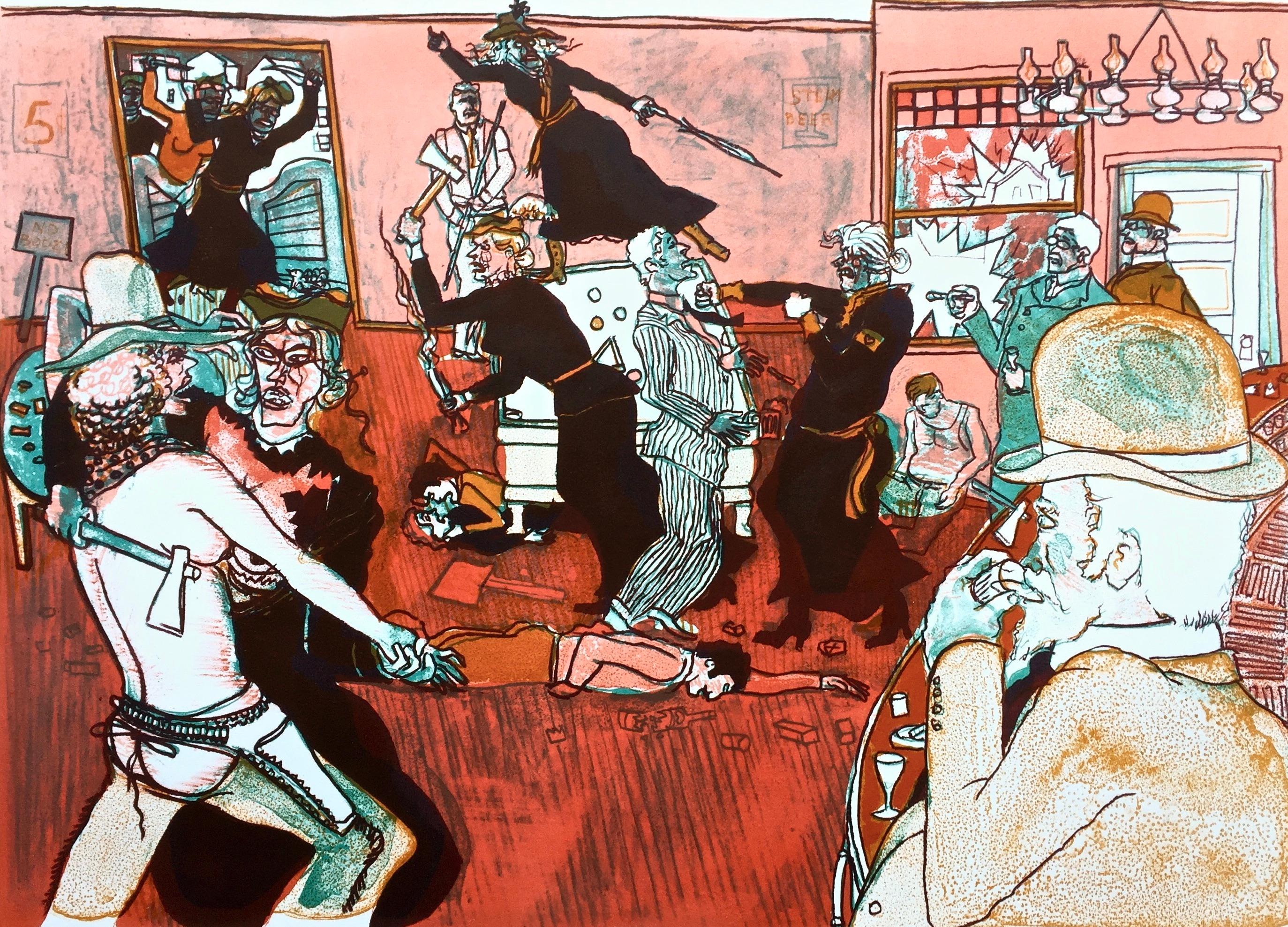 Fracasos en Calamity's Place, Warrington Colescott