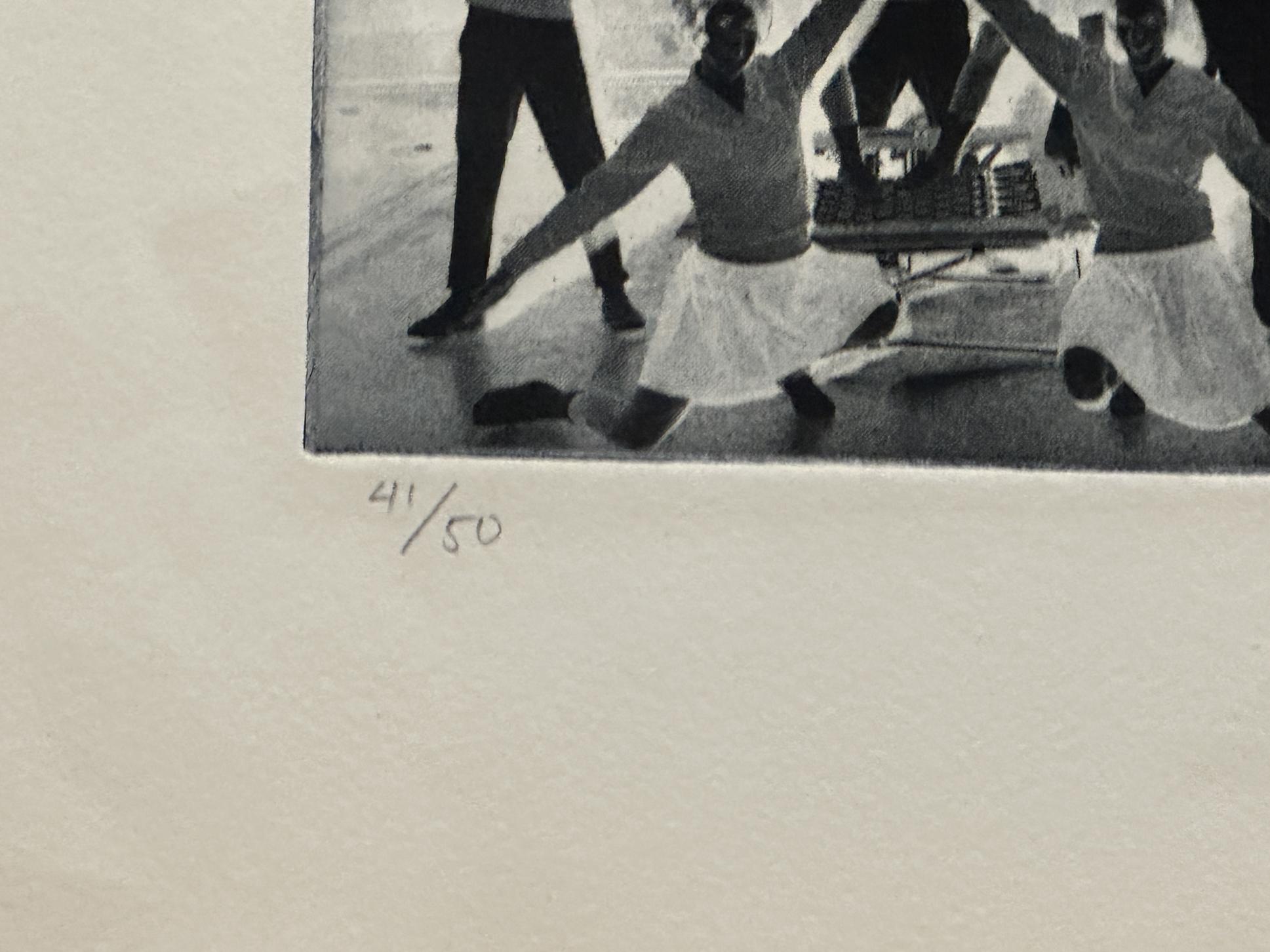 Nom de l'artiste : Warrington Colescott
Année : 1970
Type de support : Lithographie
Taille-Largeur  Taille-Hauteur : 31'' x 22.5''
Signé  Taille de l'édition : signée au crayon, titrée et numérotée  41/50

Warrington JR (1921 - 2018) était un