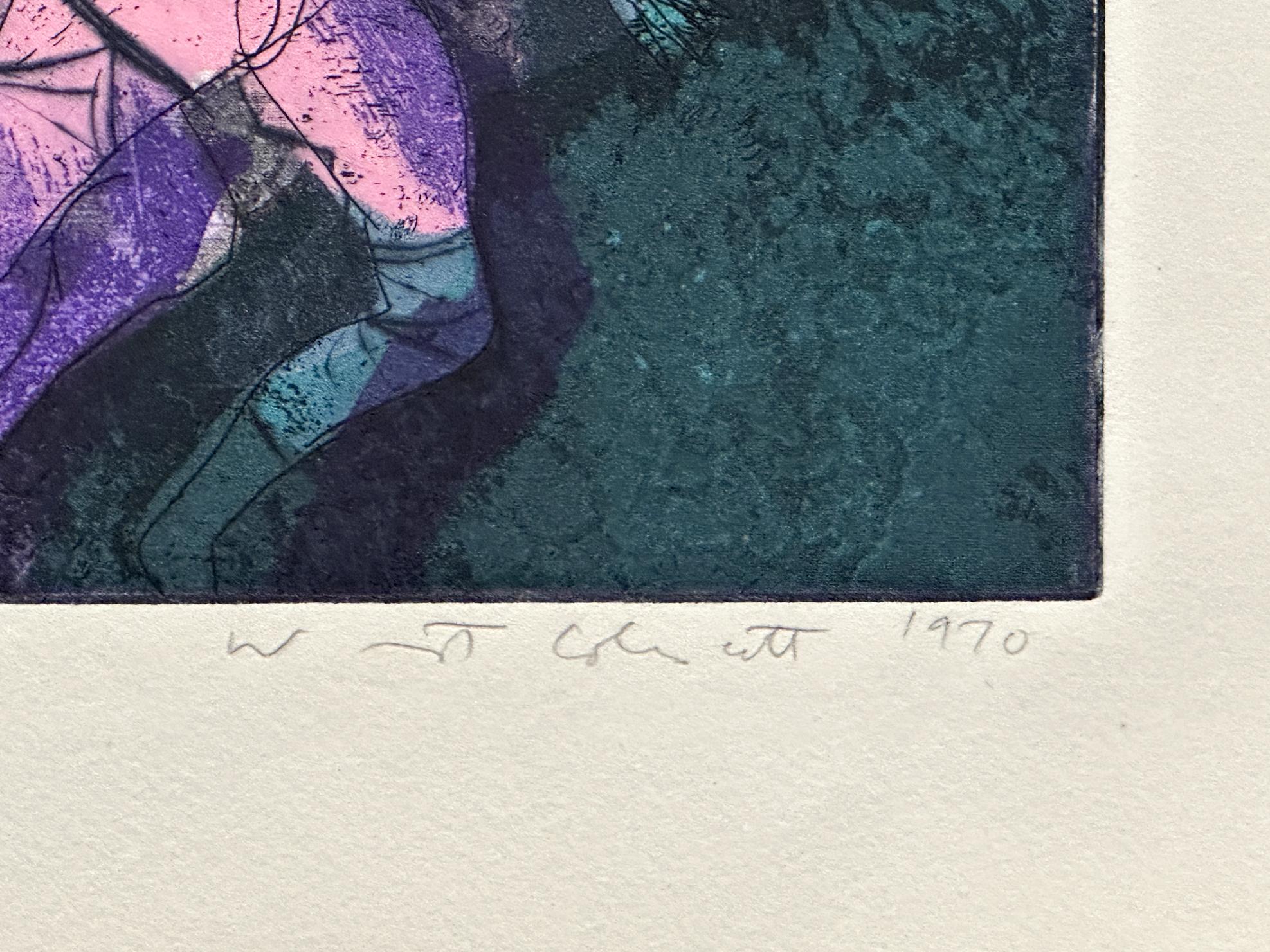 Jorge, el caballo maravilla  1970 Litografía firmada de edición limitada en venta 1