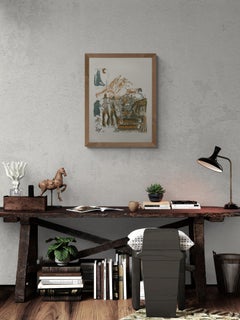 Home on the Range 1969 L'Ouest sauvage  Lithographie originale signée