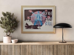 Wild West Hoot Gibson 1969 Signed Original Lithograph