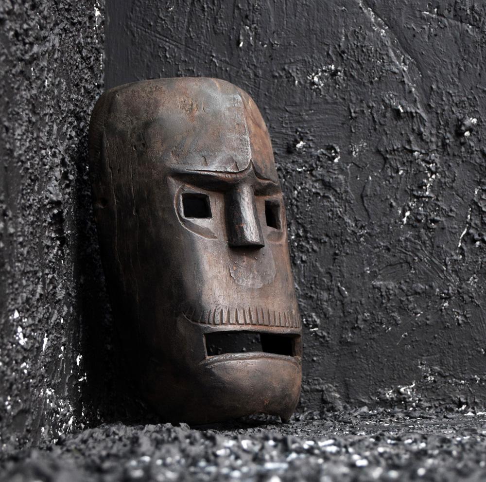 Hand-Carved Warrior Mask