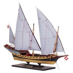 Warship model 'Le Chebec'