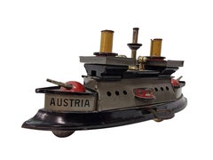 Warship, model, toy, arms, armor, weapon nautic collector's item, 1930s, Austria