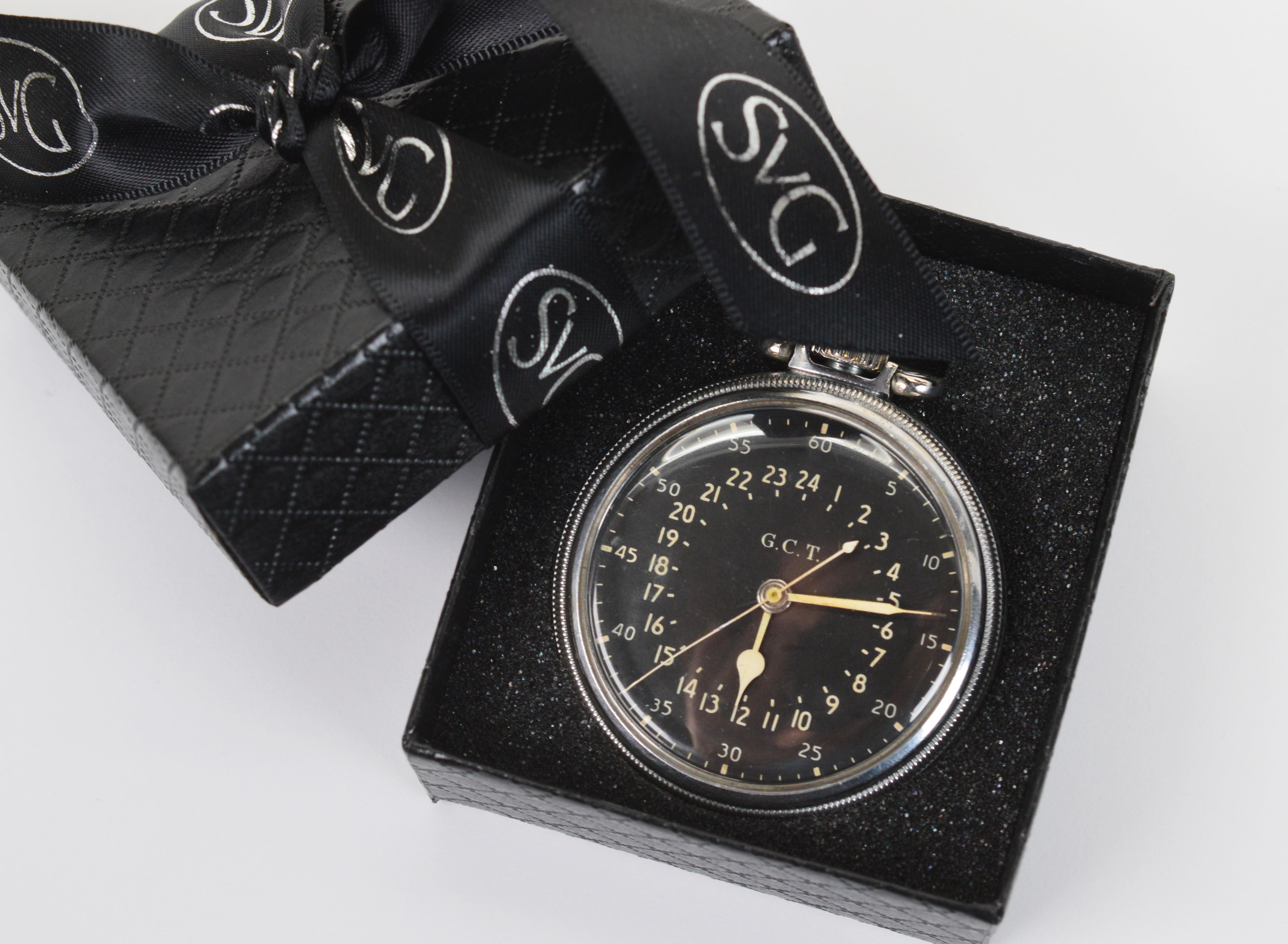 Wartime Era Hamilton Railroad Grade US Military Steel Pocket Watch 1