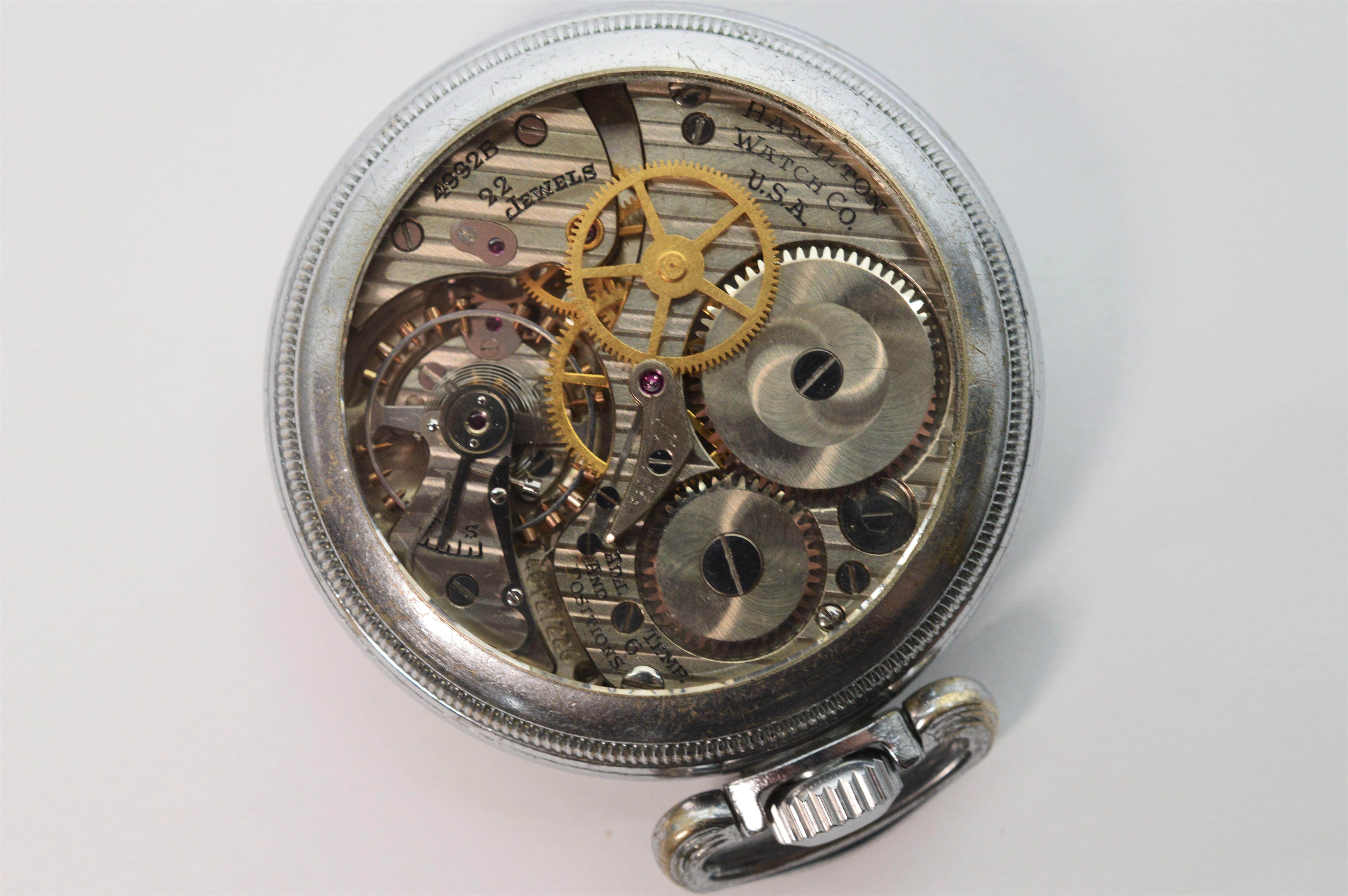 hamilton watch company pocket watch