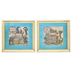 Triomphes en temps de guerre, Hans Burgkmair The Elder Gravures sur bois peintes à la main Ca. 1515-18