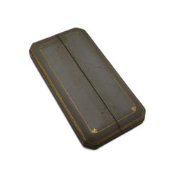 Wartski Antique 20th Century Velvet Necklace Box, United Kingdom