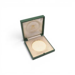 Wartski Leather and Velvet Jewellery Box, Green, Circa 1930s to 1960s
