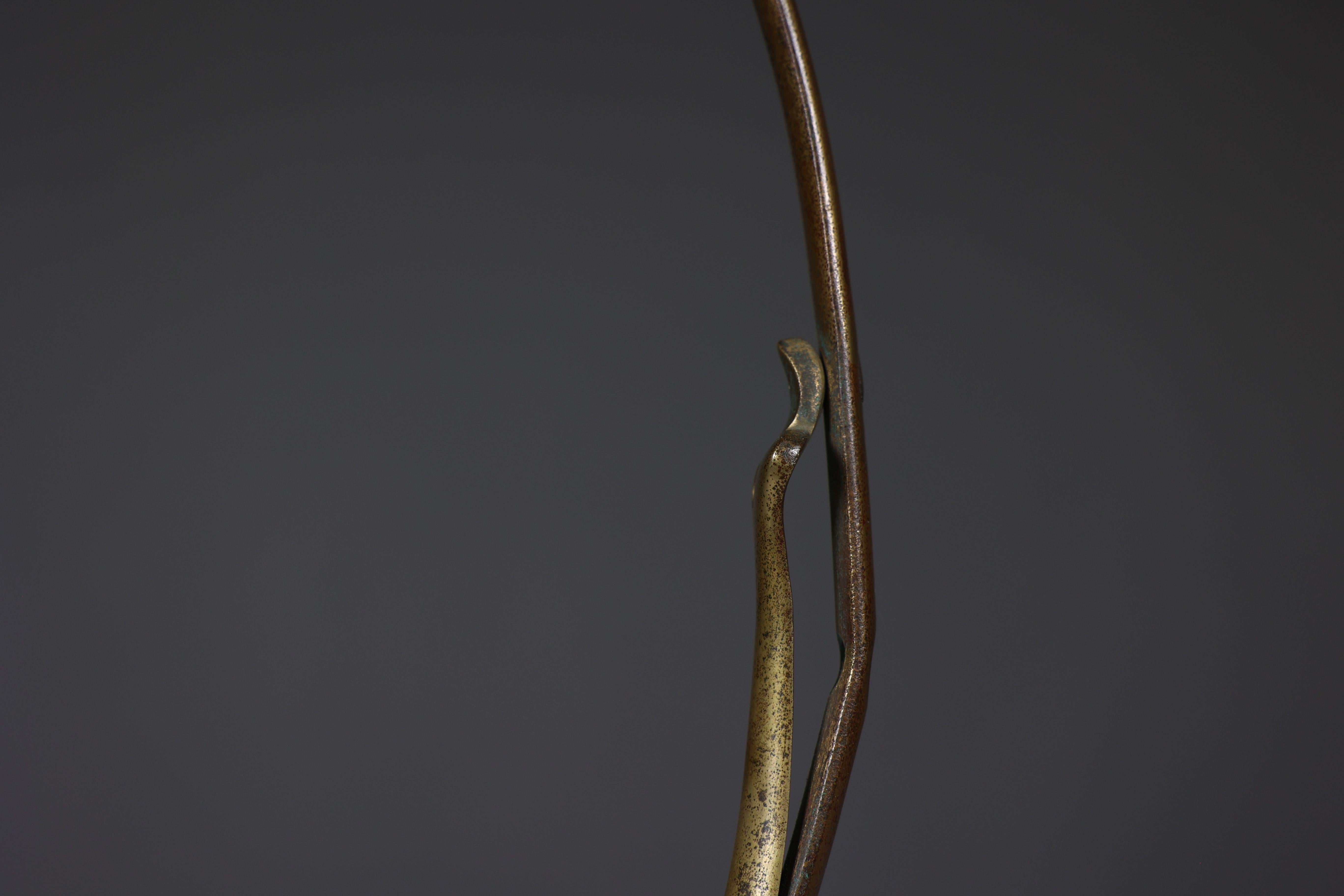 WAS Benson. Paire de lampes de table de style Swan en laiton Arts and Crafts en vente 10