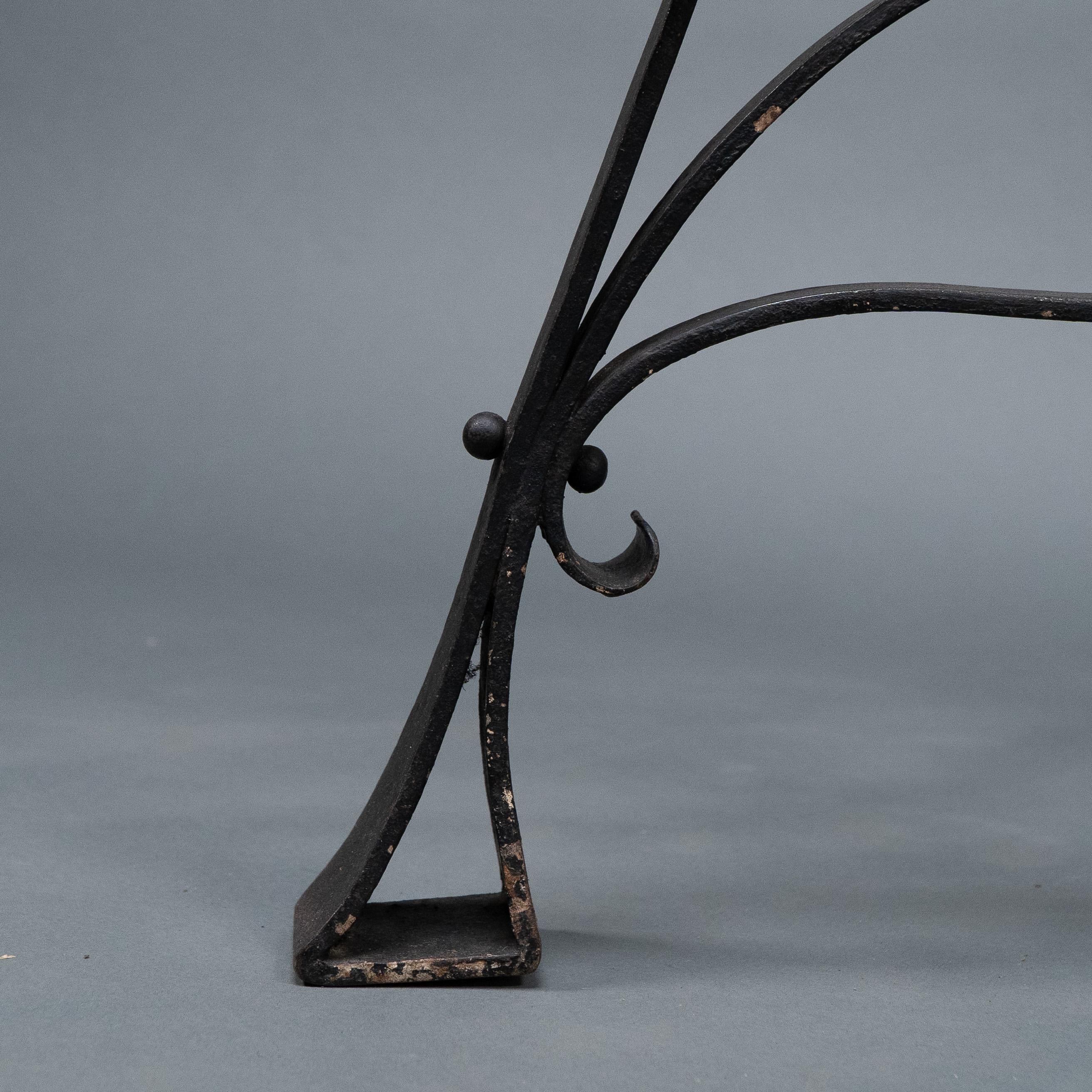WAS Benson. Eine äußerst seltene Arts and Crafts-Stehlampe aus Eisen mit Teleskop, Standard im Angebot 11