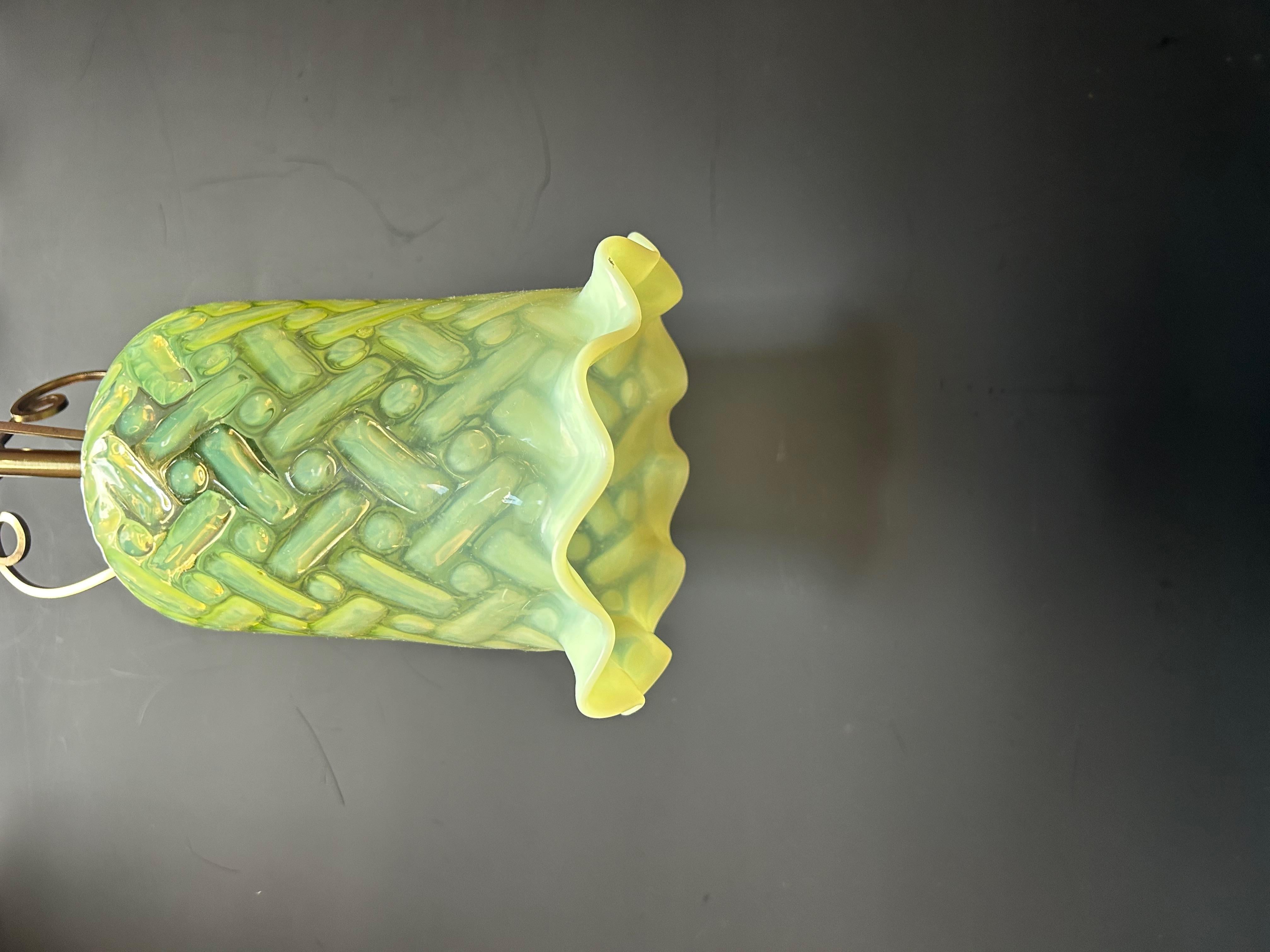 Was Benson And James Powell Art Nouveau Pendant Lamp 4