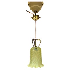 Antique Was Benson And James Powell Art Nouveau Pendant Lamp