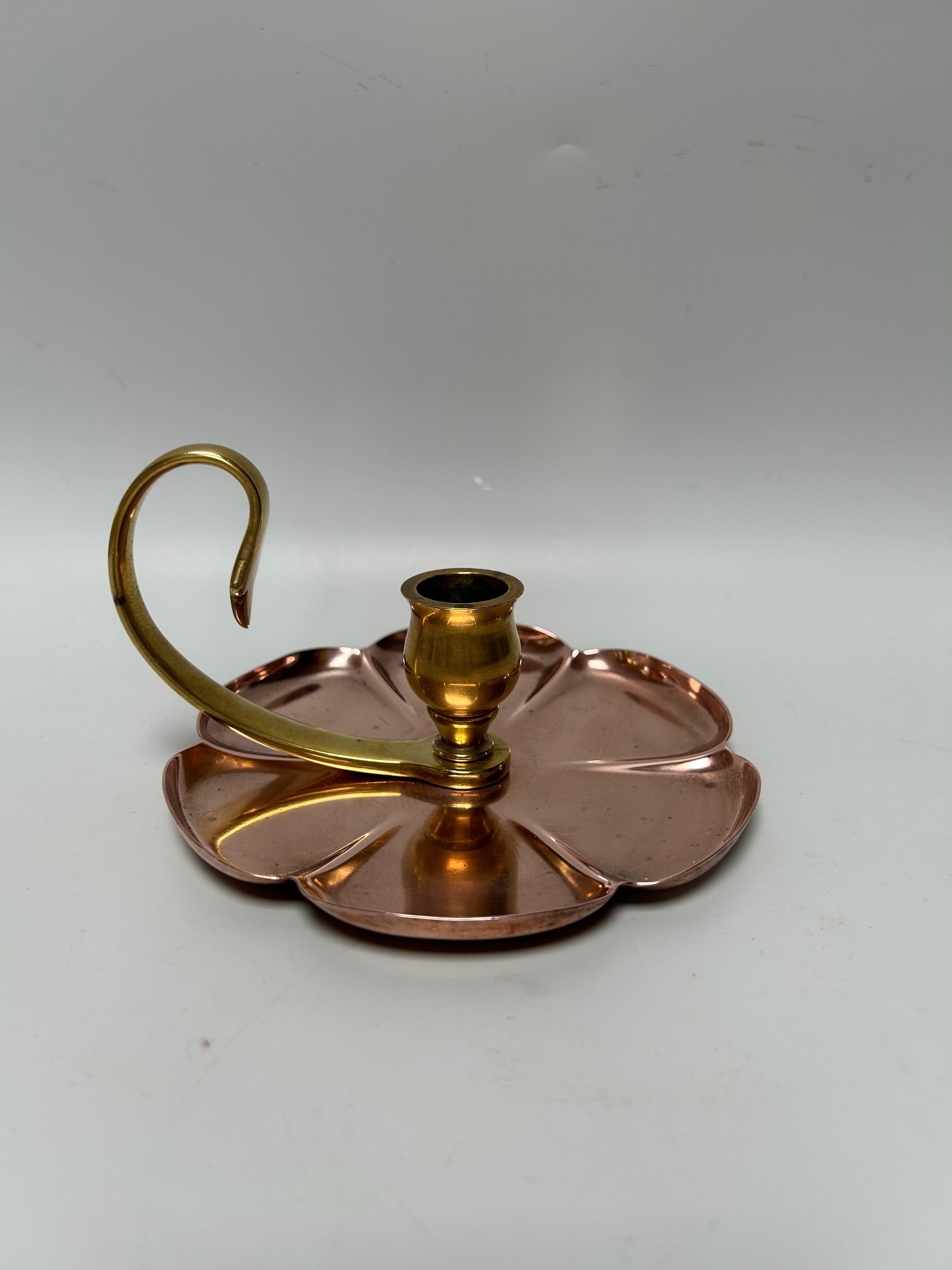 English Was Benson Art Nouveau Candle Holder