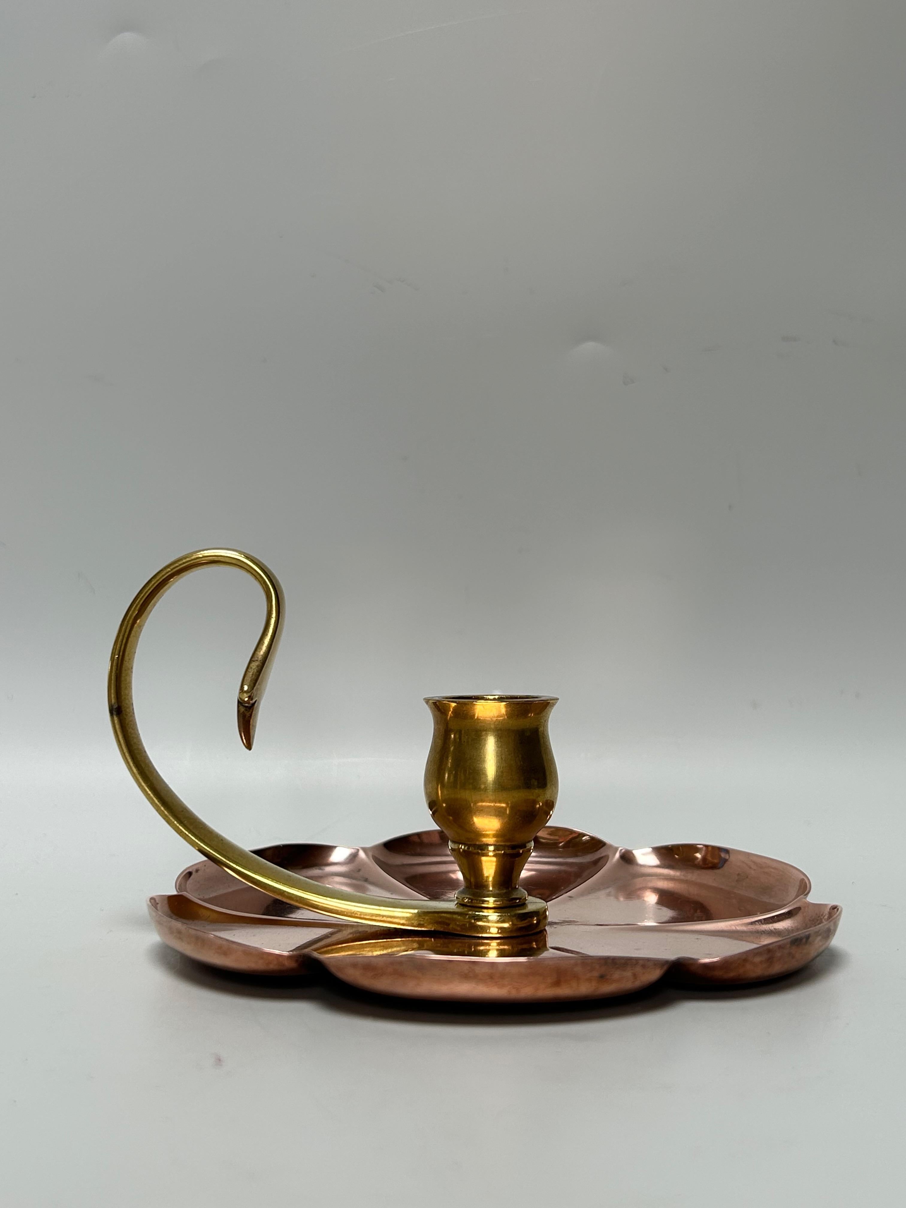 Was Benson Art Nouveau Candle Holder In Excellent Condition In NANTES, FR