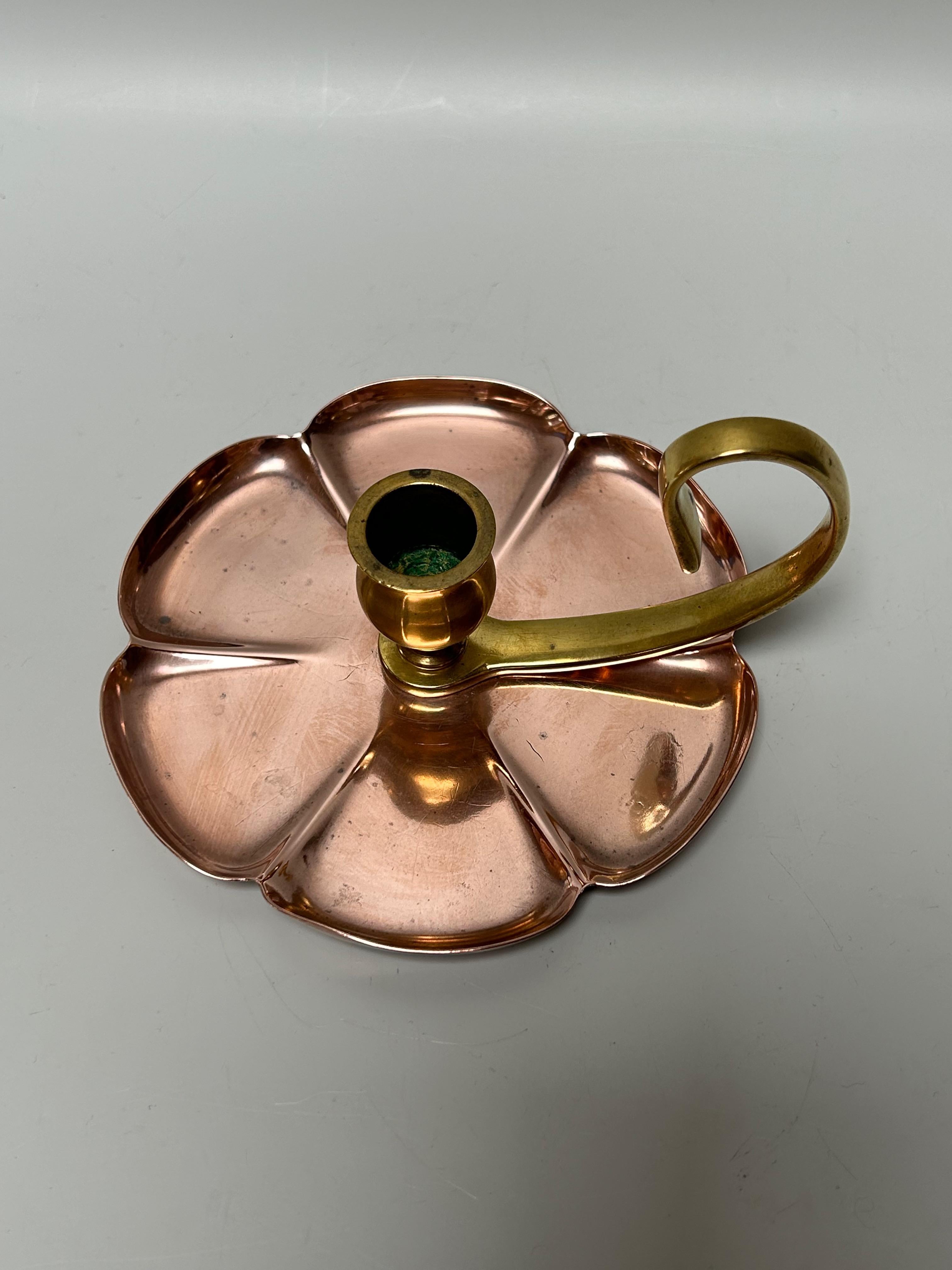 Was Benson Art Nouveau Candle Holder 2