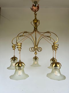 WAS Benson Art And Crafts Chandelier