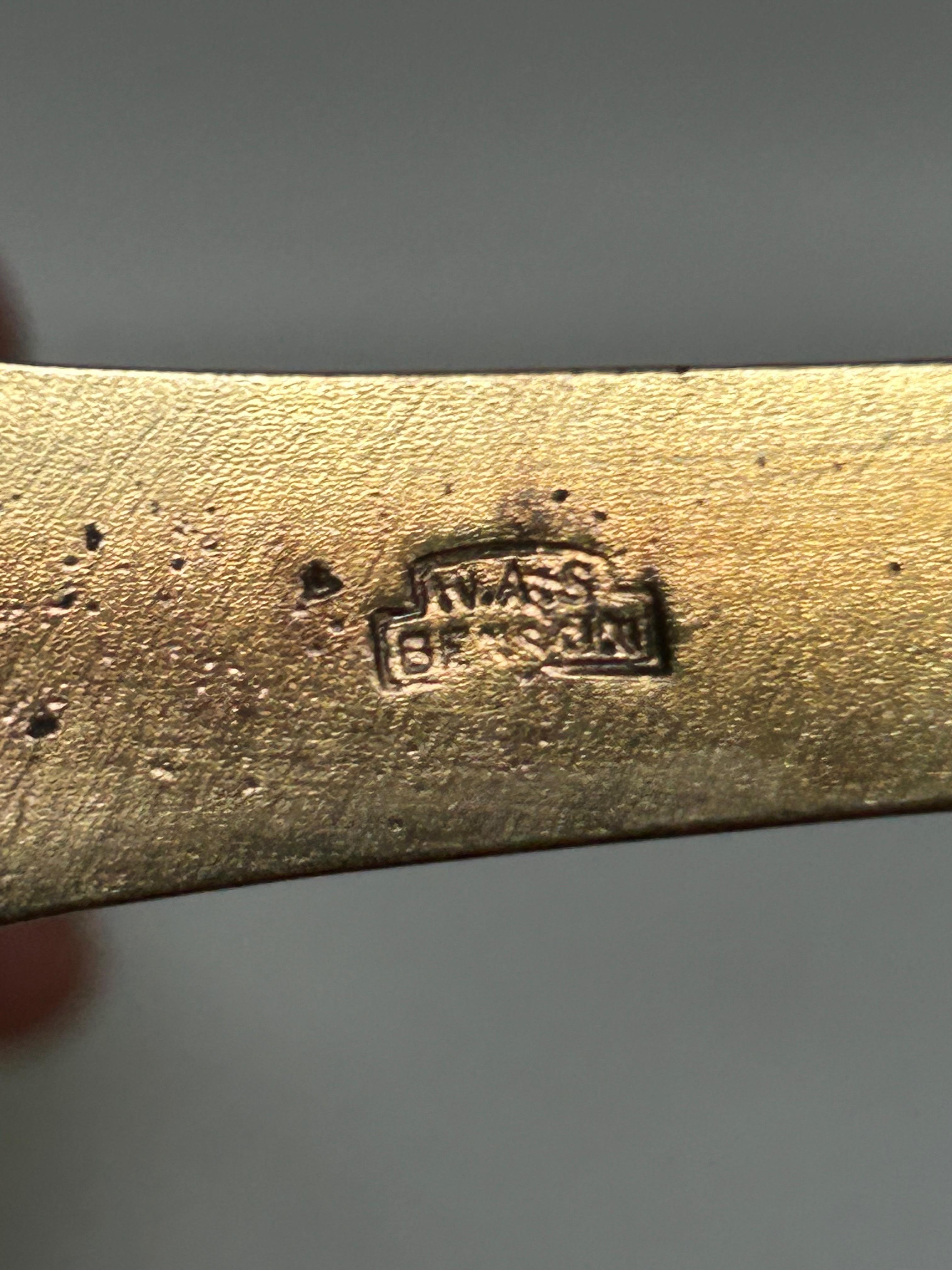 WAS Benson Art Nouveau Lamp For Sale 1