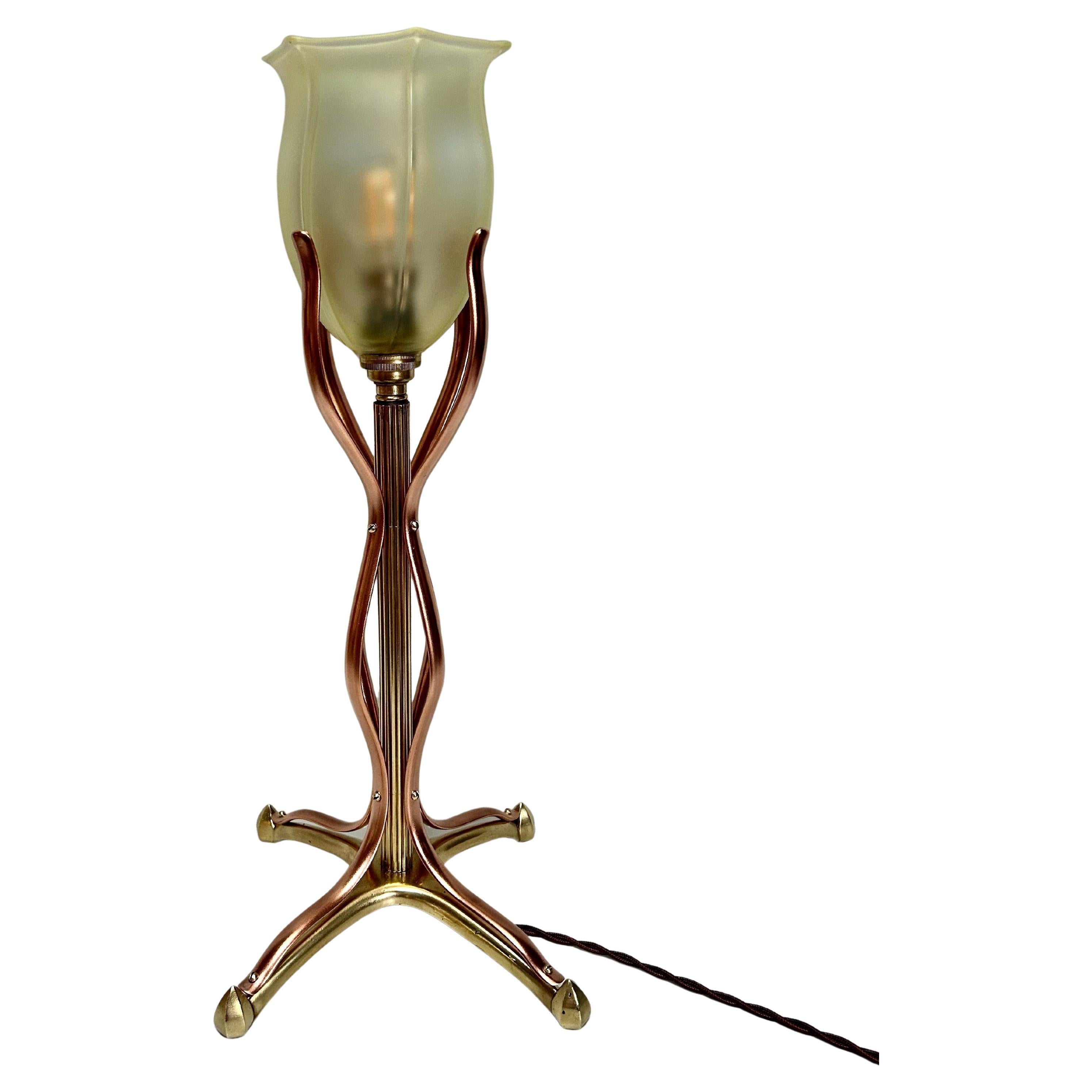 WAS Benson Art Nouveau Lamp
