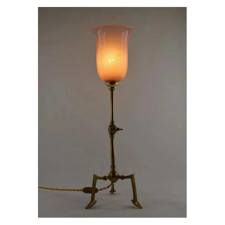 Victorian Was Benson (itt)  Articulated Table Lamp or Wall Sconce, 1900